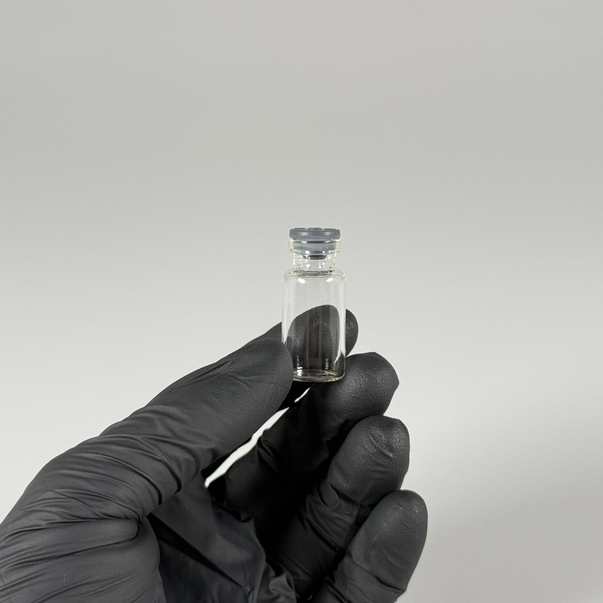 3 ML vial flakon şişe - 13 ağız 3 cc şeffaf cam ilaç şişesi + kauçuk butil enjektör tıpası