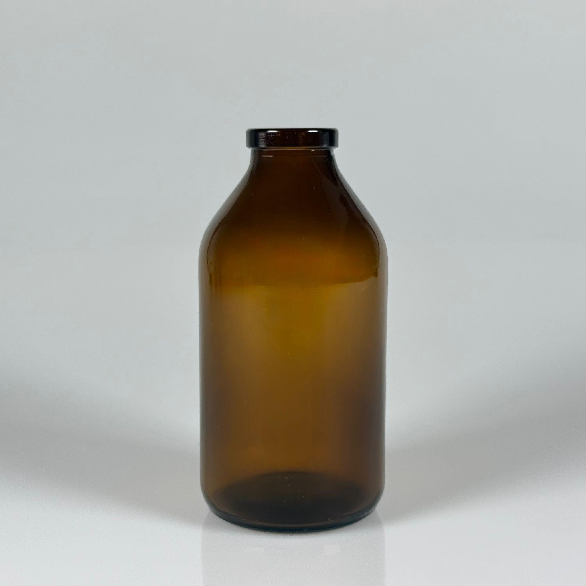 250 CC AMBER KAHVERENGİ CAM SERUM ŞİŞESİ KAPAKSIZ (32 AĞIZ) - 250 CC BOŞ SERUM ŞİŞESİ - TİP 2 İLACA ECZAYA  UYGUN