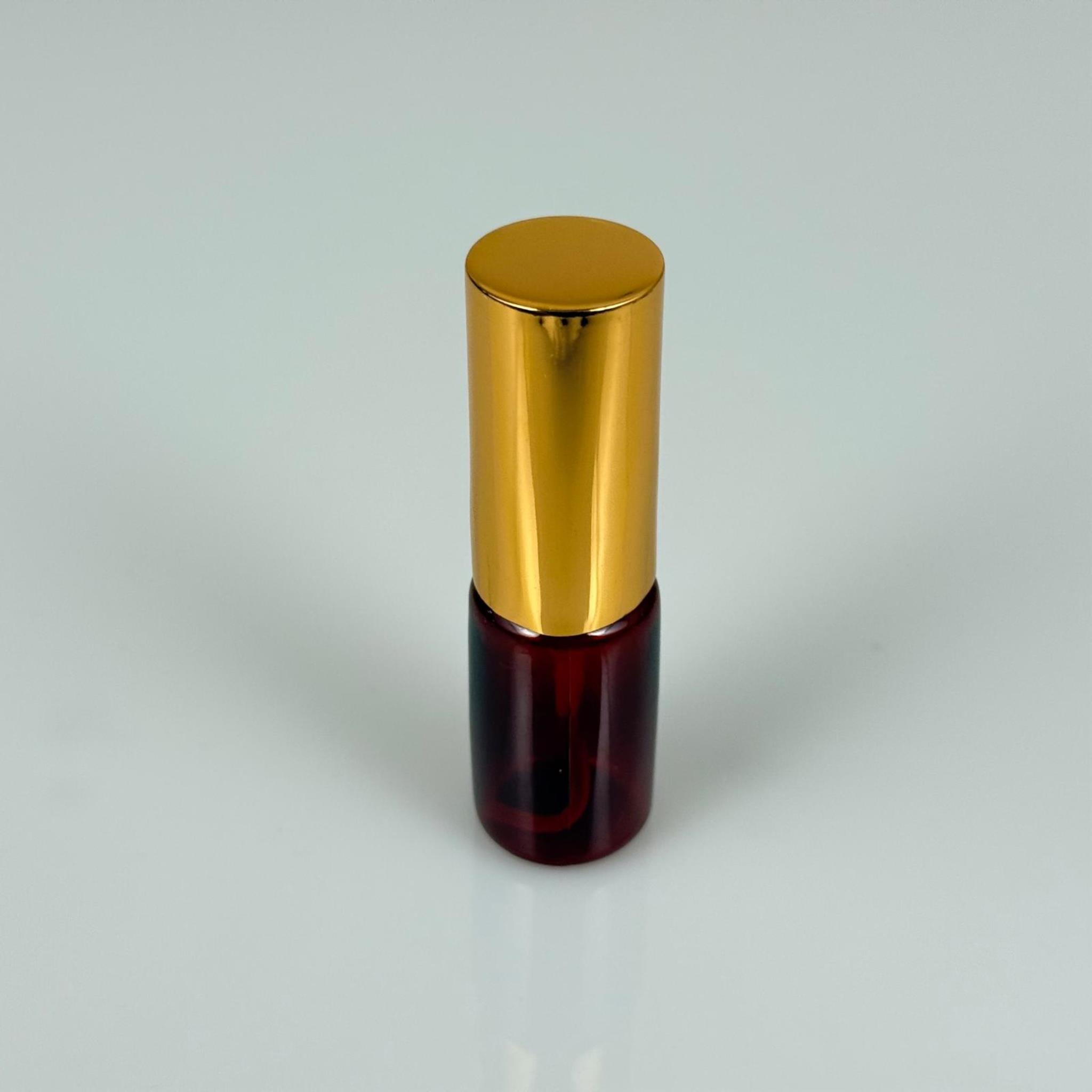 10 ML PET KOLONYA, PARFÜM VB ŞİŞELERİ - METAL ALÜMİNYUM GOLD KAPAK + VİDALI SPREY + 10 CC AMBER SHOT ŞİŞE SET TAKIM