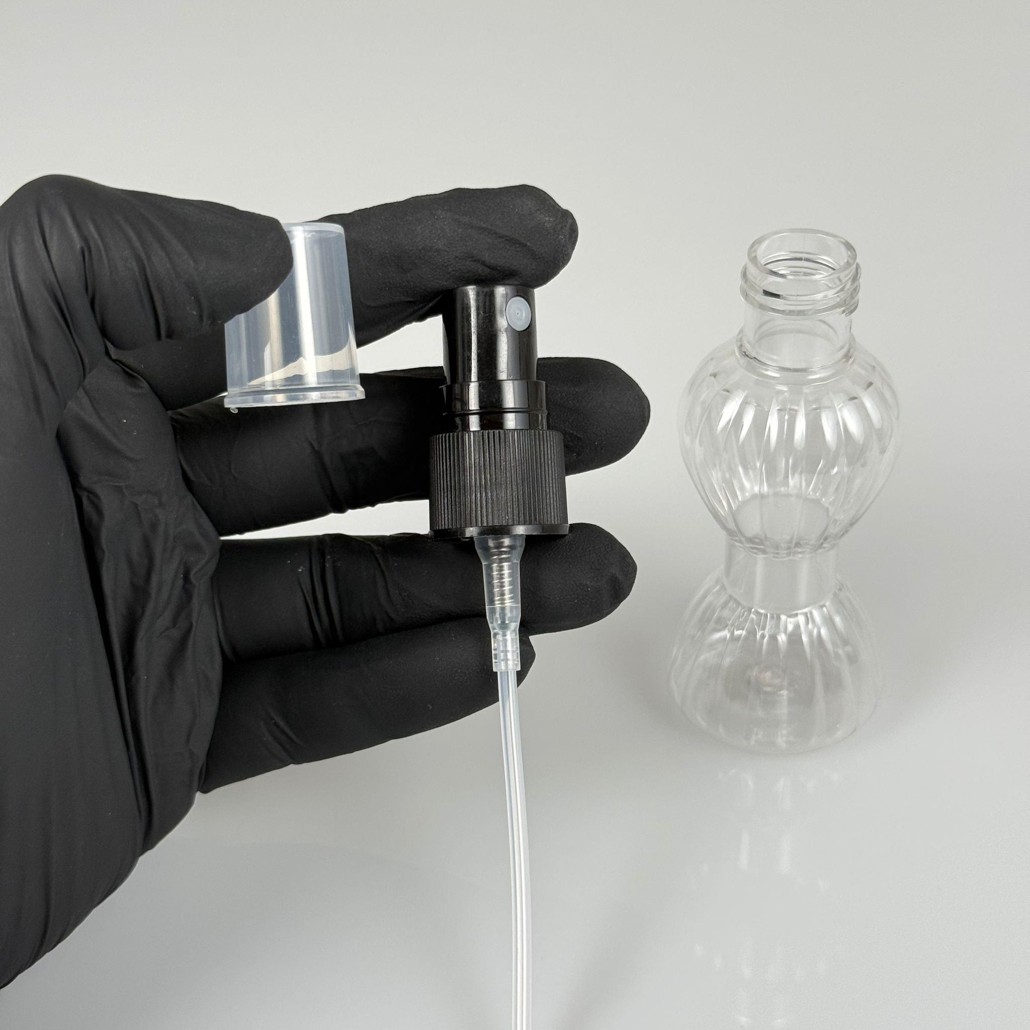 40 CC PIRLANTA CAMPET ŞİŞE - SİYAH SPREYLİ TAKIM - 40 ML SPREYLİ KOLONYA ŞİŞESİ