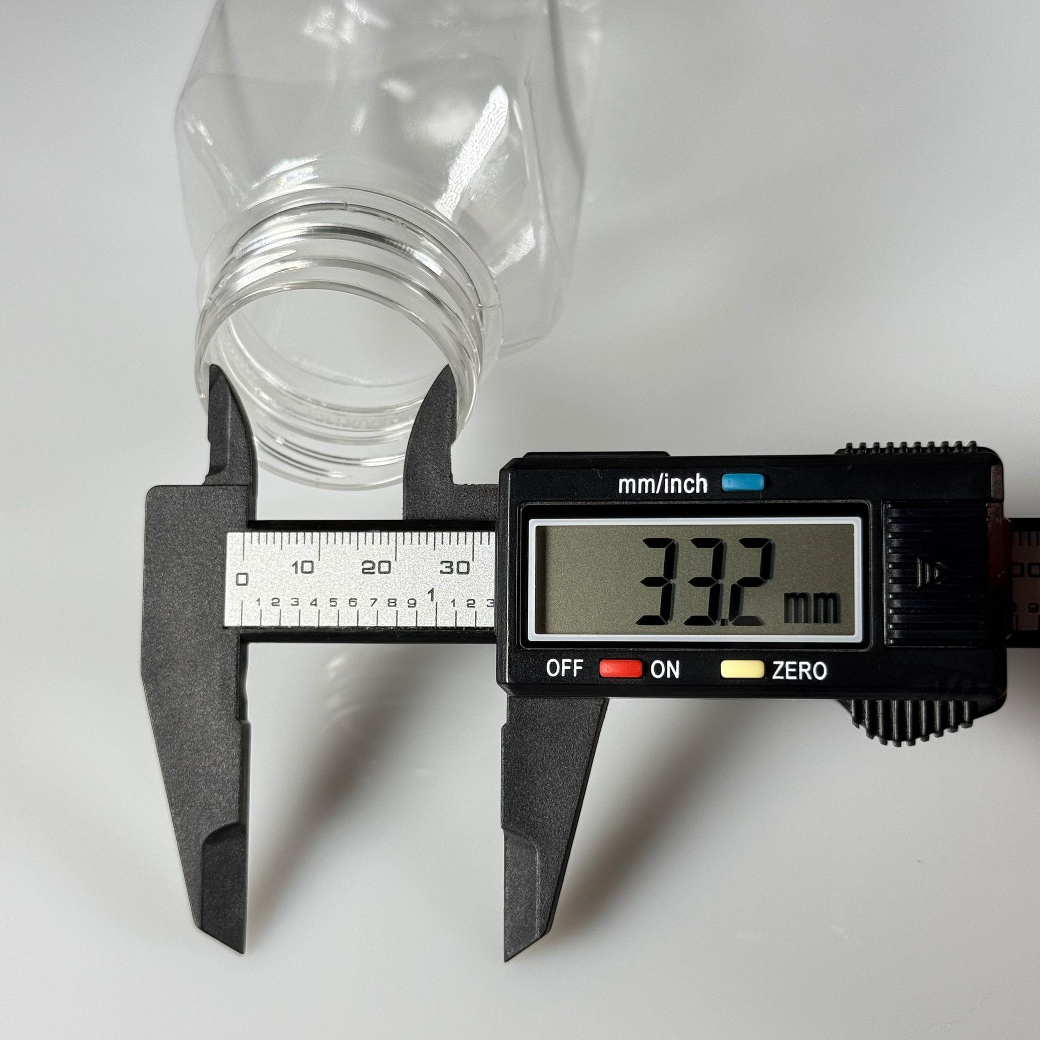 250 CC KÖŞELİ KARE PET ŞİŞE (18,5 GR) - 38 MM GENİŞ AĞIZLI KAPAKSIZ - 250 ML DETOX, MEYVE SUYU, SMOOTHIE, AYRAN, SÜT, MEŞRUBAT VB İÇİN BOŞ PLASTİK ŞİŞELER