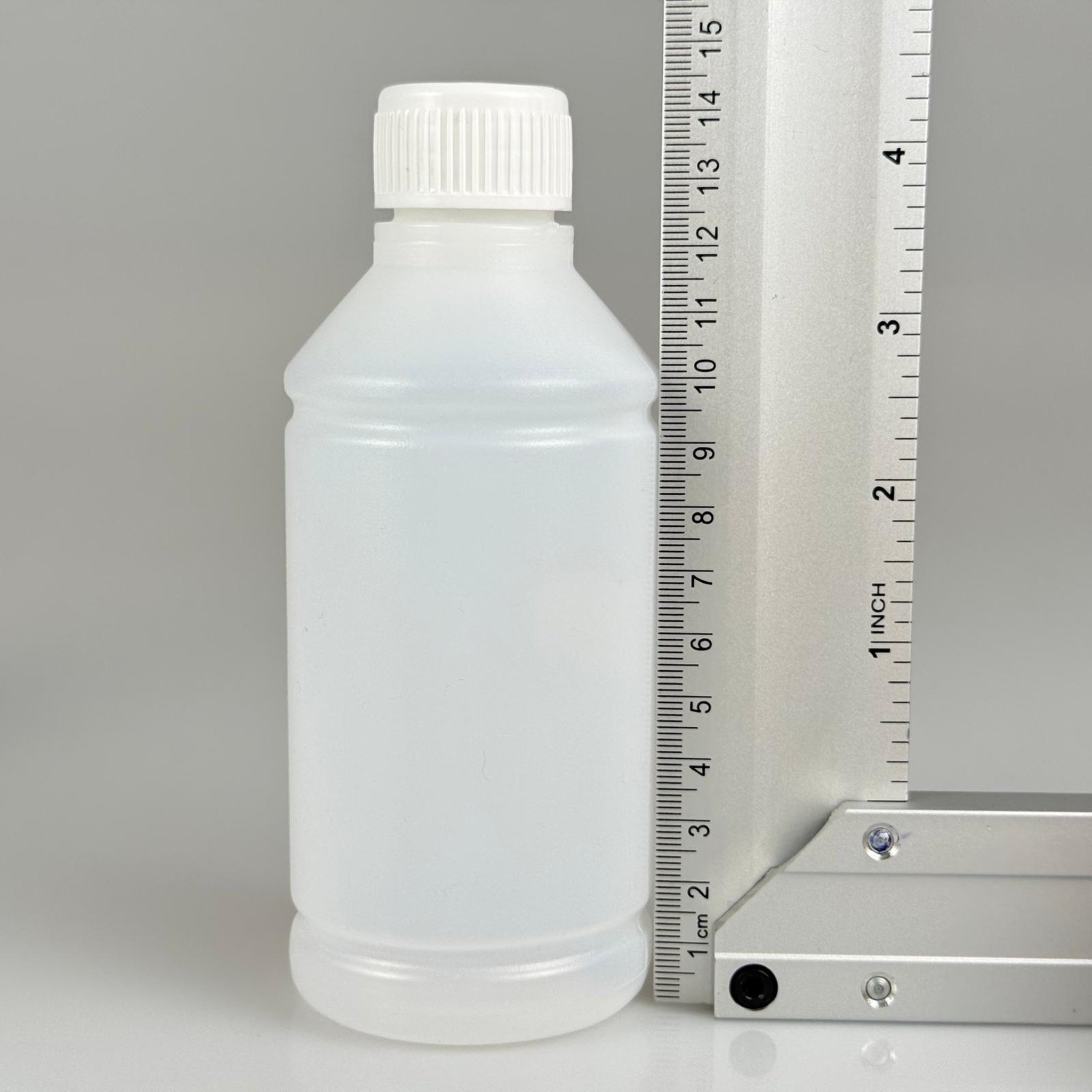 250 CC TİNER ŞİŞESİ - KÖPÜK CONTALI BEYAZ KAPAKLI - 500 ML KİMYASALA DAYANIKLI PLASTİK ŞİŞE
