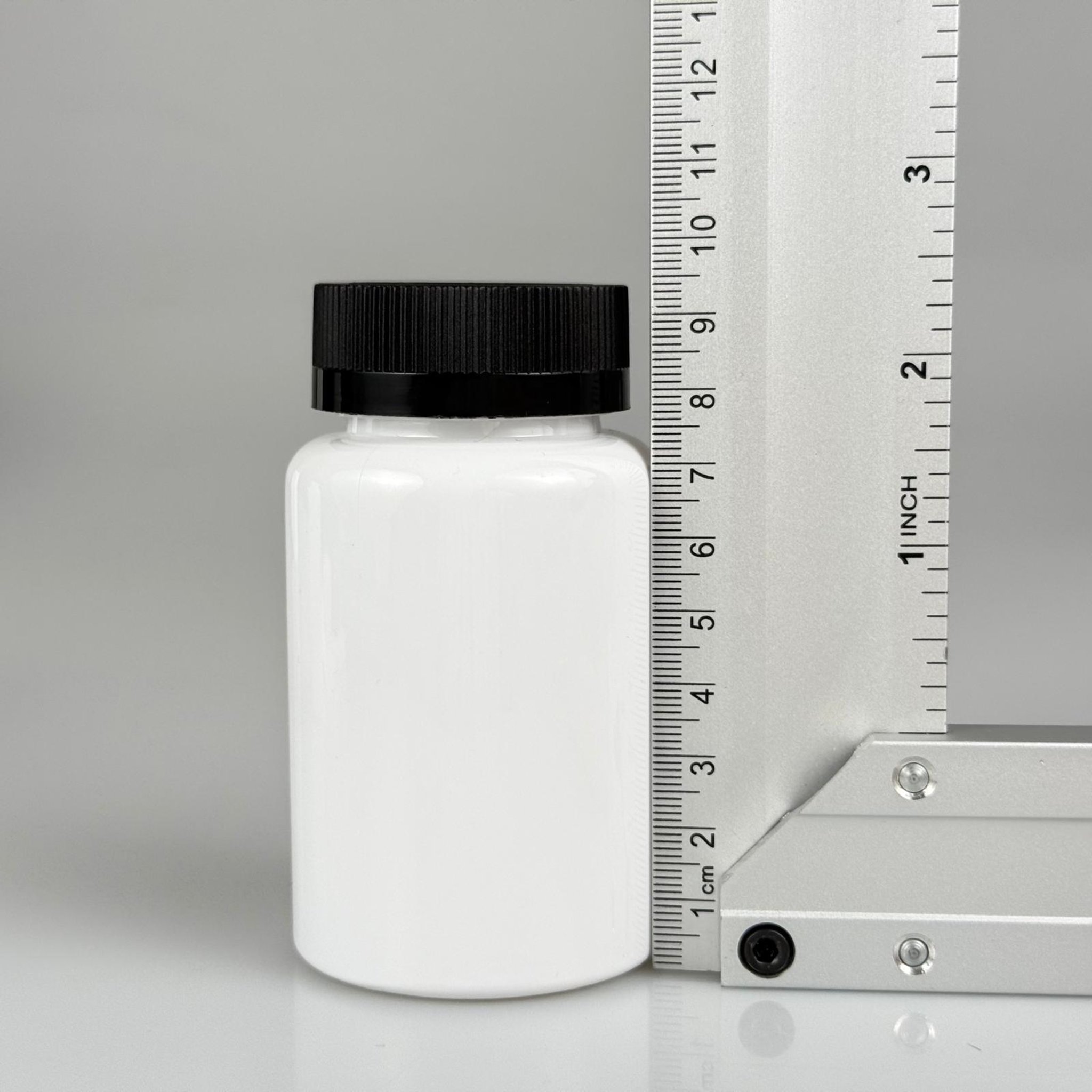 150 ML ÇOCUK KİLİT KAPAKLI TABLET ŞİŞESİ  - 150 CC BEYAZ PET KAVANOZ + 38 MM SİYAH ÇOCUK KİLİTLİ KAPAK TAKIM -  KAPSÜL KUTUSU - İLAÇ ŞİŞESİ - MEDİKAL HAP ŞİŞESİ - FARMASÖTİK KAVANOZ