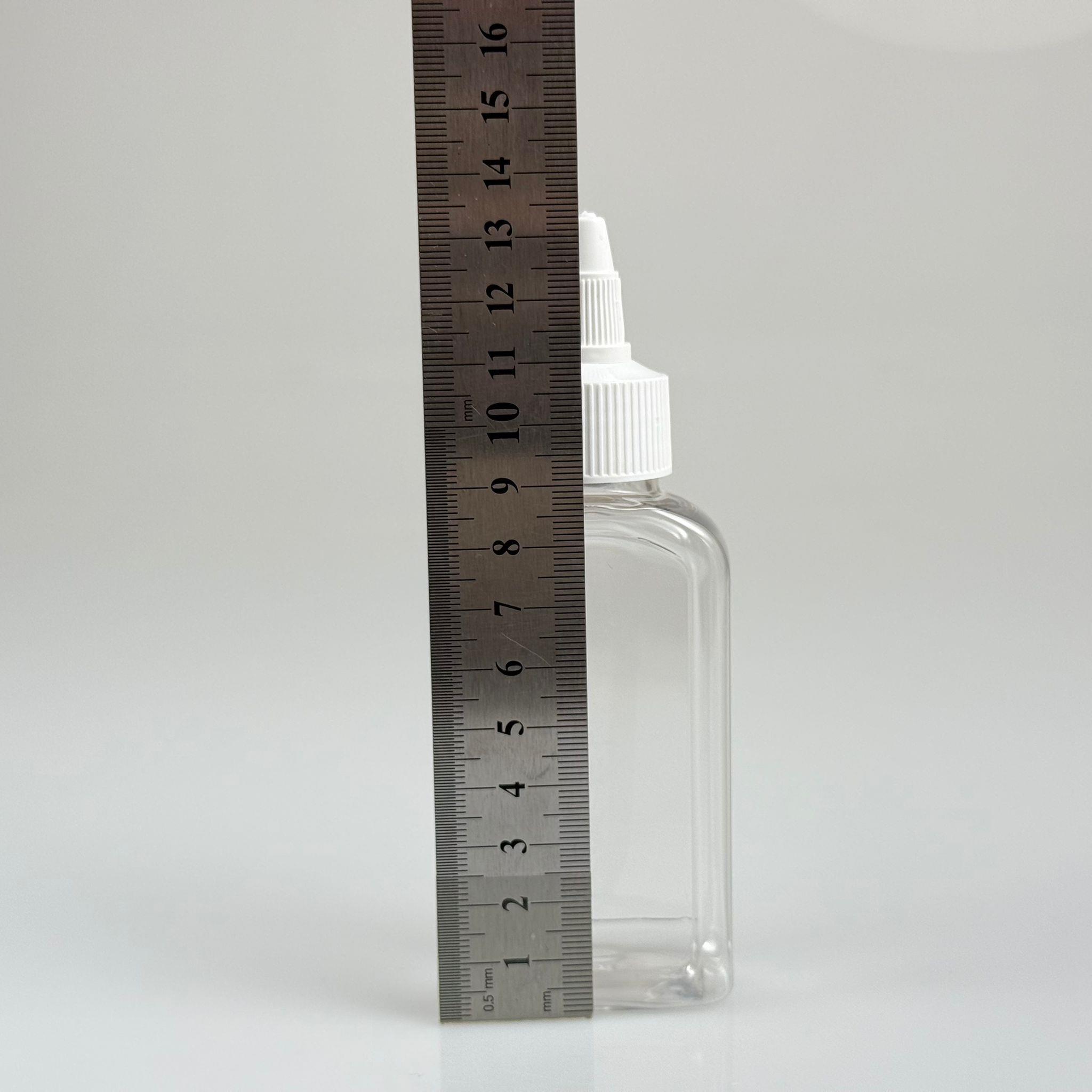 YAĞ, SOS, ACI SOS, SİRKE, SRIRACHA, MÜREKKEP, TUTKAL AKITICI VB BOŞ ŞİŞELERİ - SİYAH SİVRİ TWİST AKITICI KAPAK + 100 ML YASSI KÖŞELİ SERT PET PLASTİK ŞİŞE TAKIM