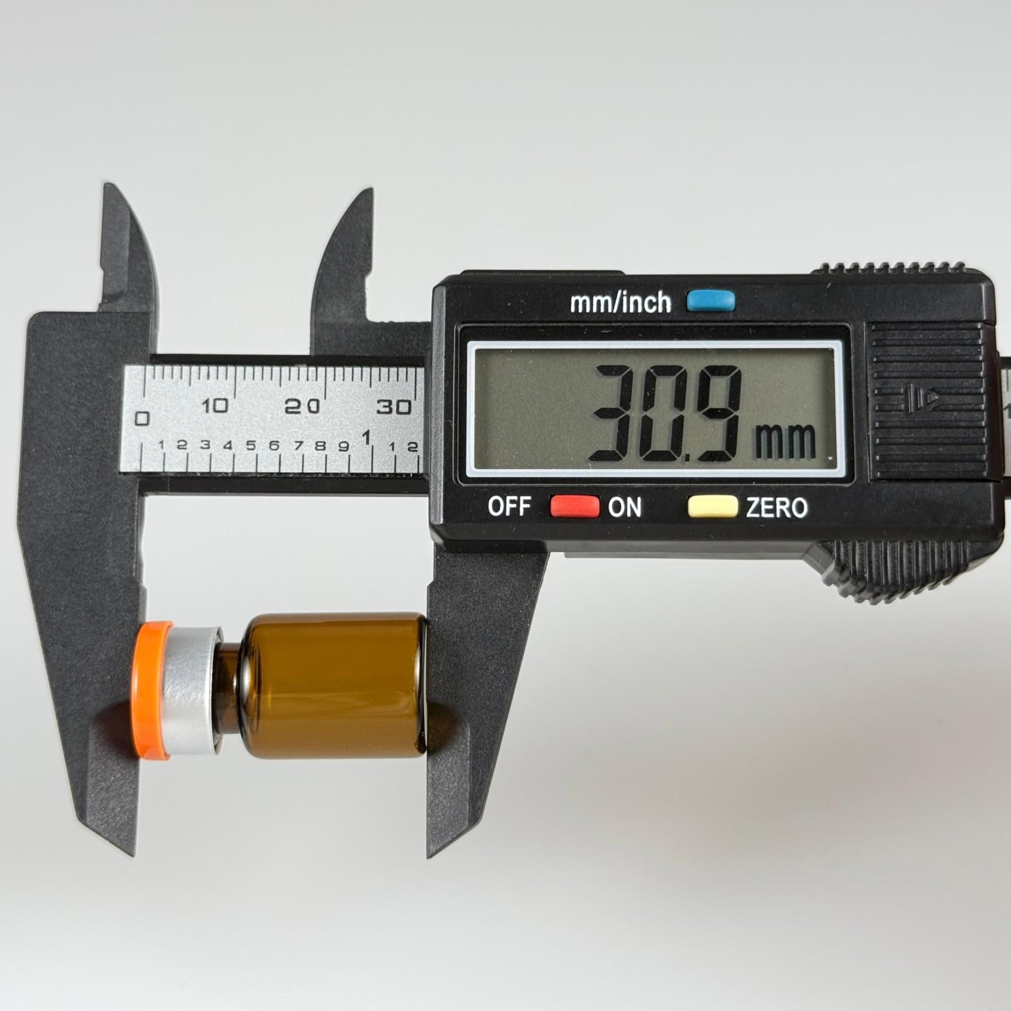 2 ML VİAL FLAKON ŞİŞE- 13 AĞIZ 2 CC AMBER CAM İLAÇ ŞİŞESİ + KAUÇUK BUTİL ENJEKTÖR TIPASI + TURUNCU FLAKON KAPAKLI TAKIM