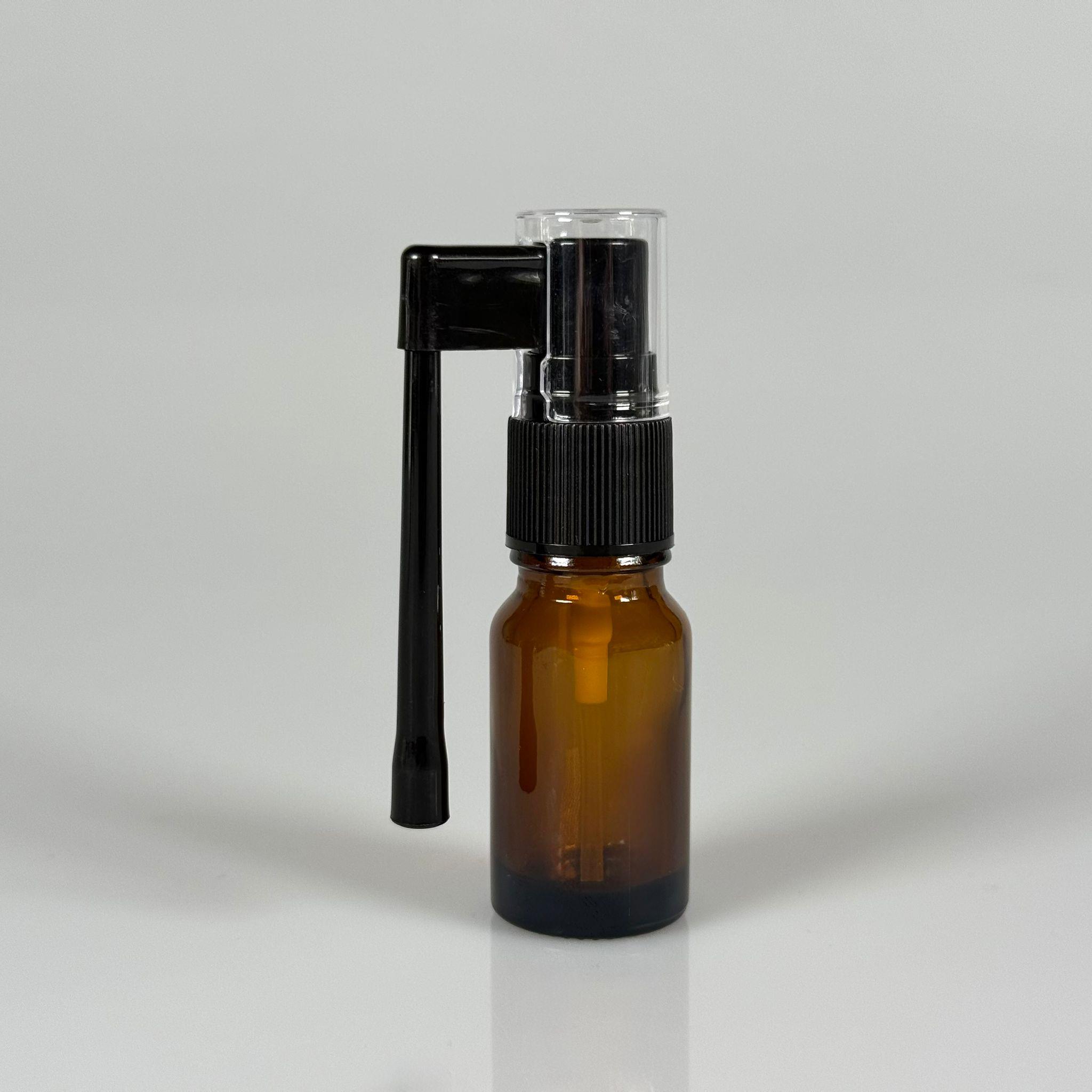 10 ml Farmasötik Plastik Uzun Nozullu Mist Oral Boğaz Spreyli Amber Kahverengi Cam Şişe - 10 CC SİYAH ORAL BOĞAZ SPREYLİ CAM ŞİŞE