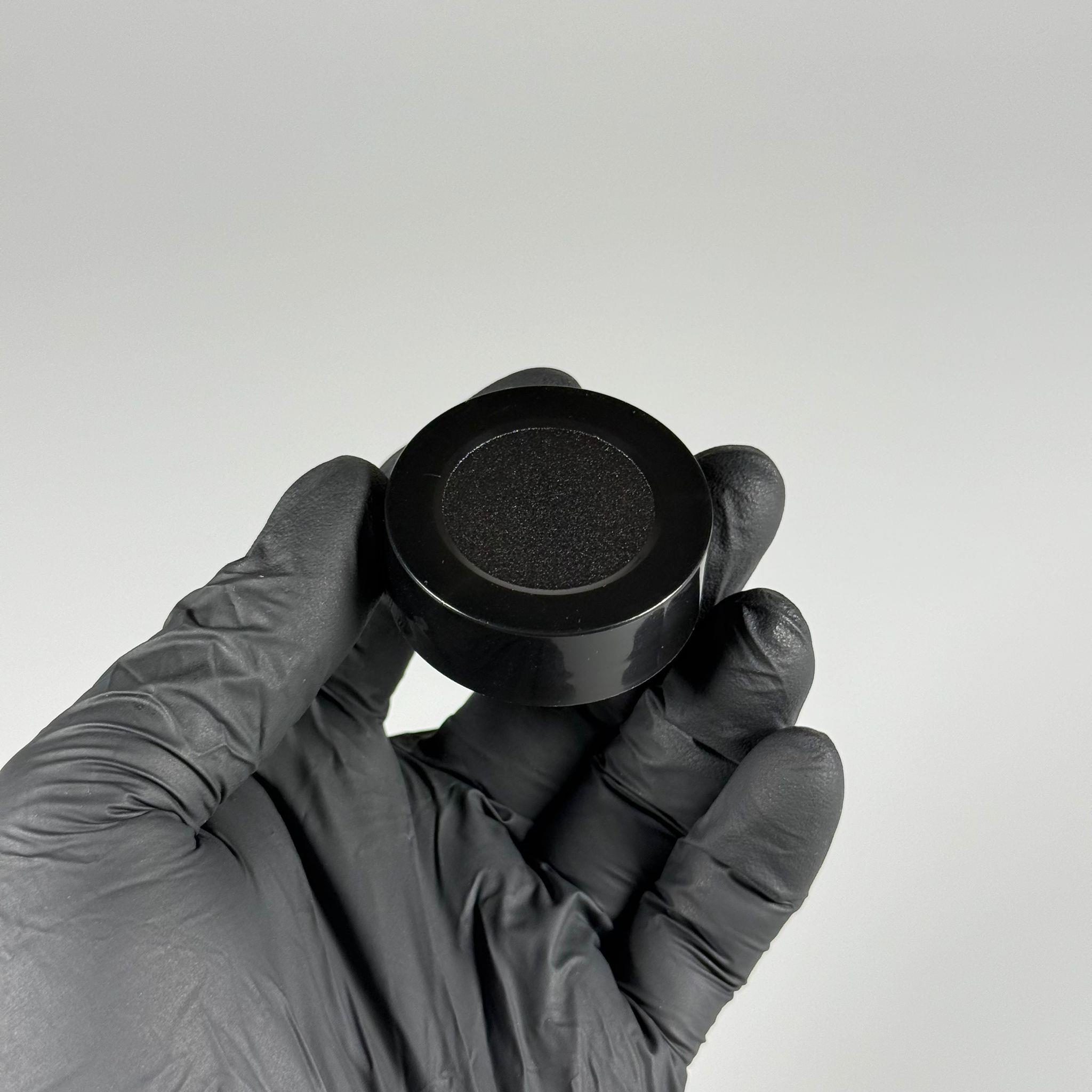 43 MM TWİST - OFF PLASTİK DERİN ÜSTÜ KUMLAMA KAPAK SİYAH