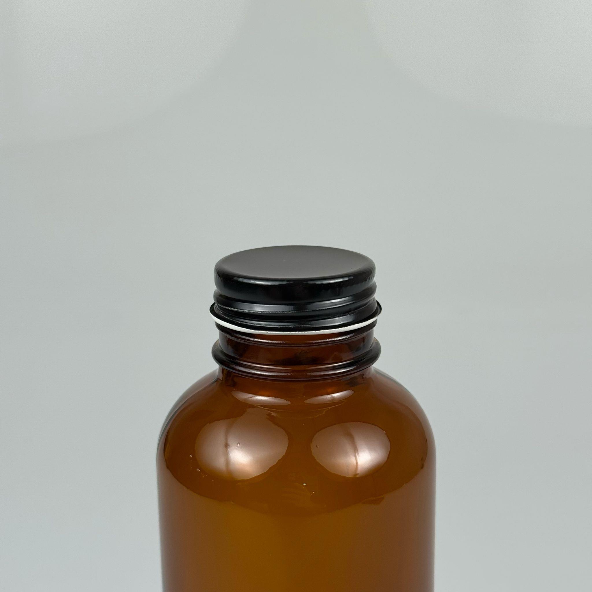 500 CC ENDÜSTRİYEL, KEVITA MODEL GENİŞ AĞIZLI AMBER CAM ŞİŞE - CONTALI SİYAH METAL KAPAKLI - 500 ML CAM KAHVERENGİ ECZA, ZEYTİNYAĞI, ÇEREZ, GRANÜR KAHVE, COLDBREW VB İÇİN ÇOK AMAÇLI CAM ŞİŞELER