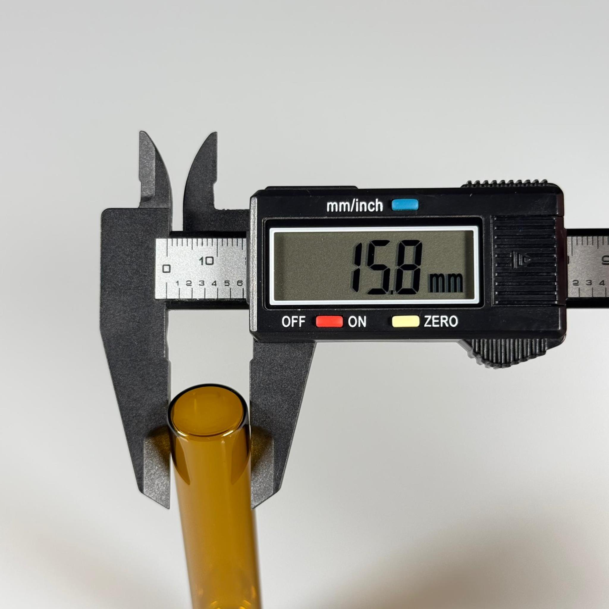 10 CC AMBER CAM ŞİŞE - 14 MM VİDALI AĞIZ - KAPAKSIZ 10 ML CAM ŞİŞE