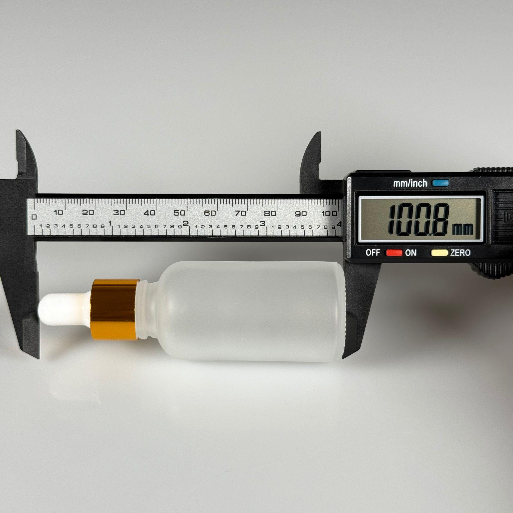 30 CC BUZLU CAM DAMLALIKLI ŞİŞE - BEYAZ EMZİK - GOLD KAPAK - 30 ML BUZLU CAM DAMLALIKLI ŞİŞE - SERUM ŞİŞESİ DAMLALIKLI - SERUM ŞİŞESİ - TOPTAN DAMLALIKLI ŞİŞE