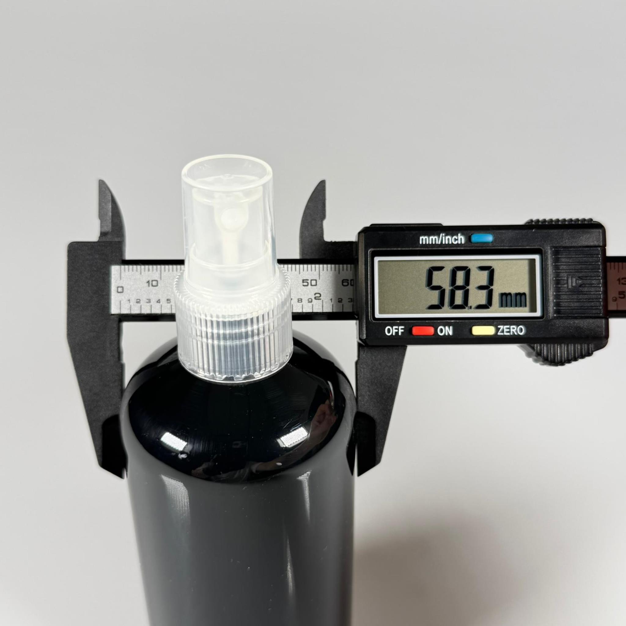 250 CC SİYAH ŞİŞE - ŞEFFAF SPREYLİ - 250 ML SPREYLİ PLASTİK ŞİŞE - ZEYNEP MODEL PET ŞİŞE