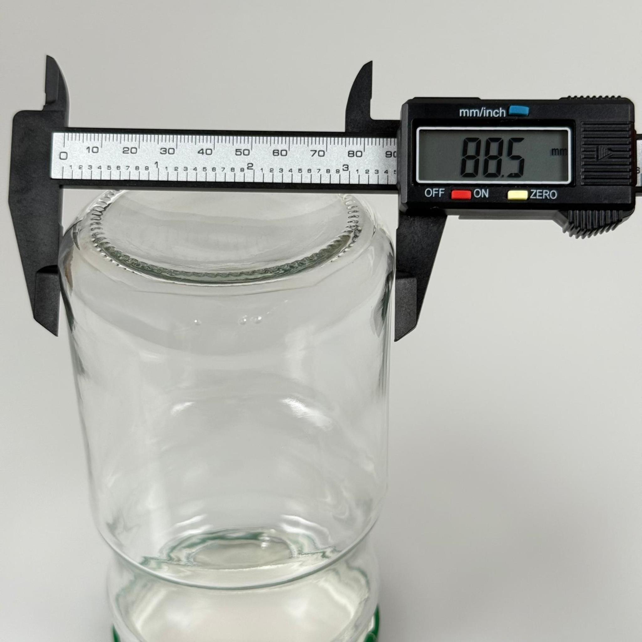 720 CC BOĞUMLU CAM KAVANOZ - KOYU YEŞİL METAL KAPAKLI - 720 ML CAM KAVANOZ
