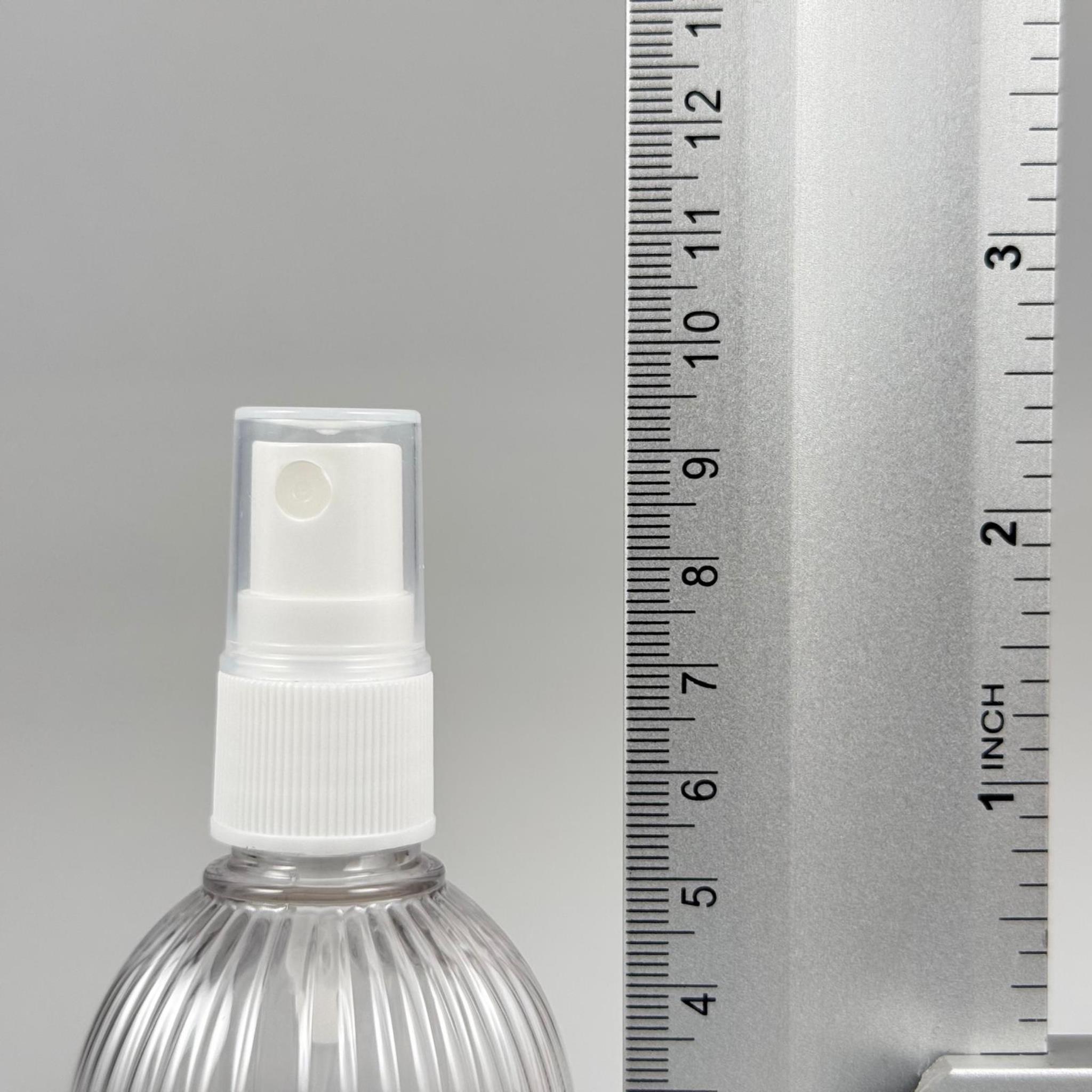 50 CC TOP ÇİZGİLİ DESENLİ BEYAZ SPREYLİ PET ŞİŞE 18 MM BEYAZ SPREYLİ TAKIM - 50 ML TOP MODEL BEYAZ SPREYLİ ÇİZGİLİ PLASTİK ŞİŞE