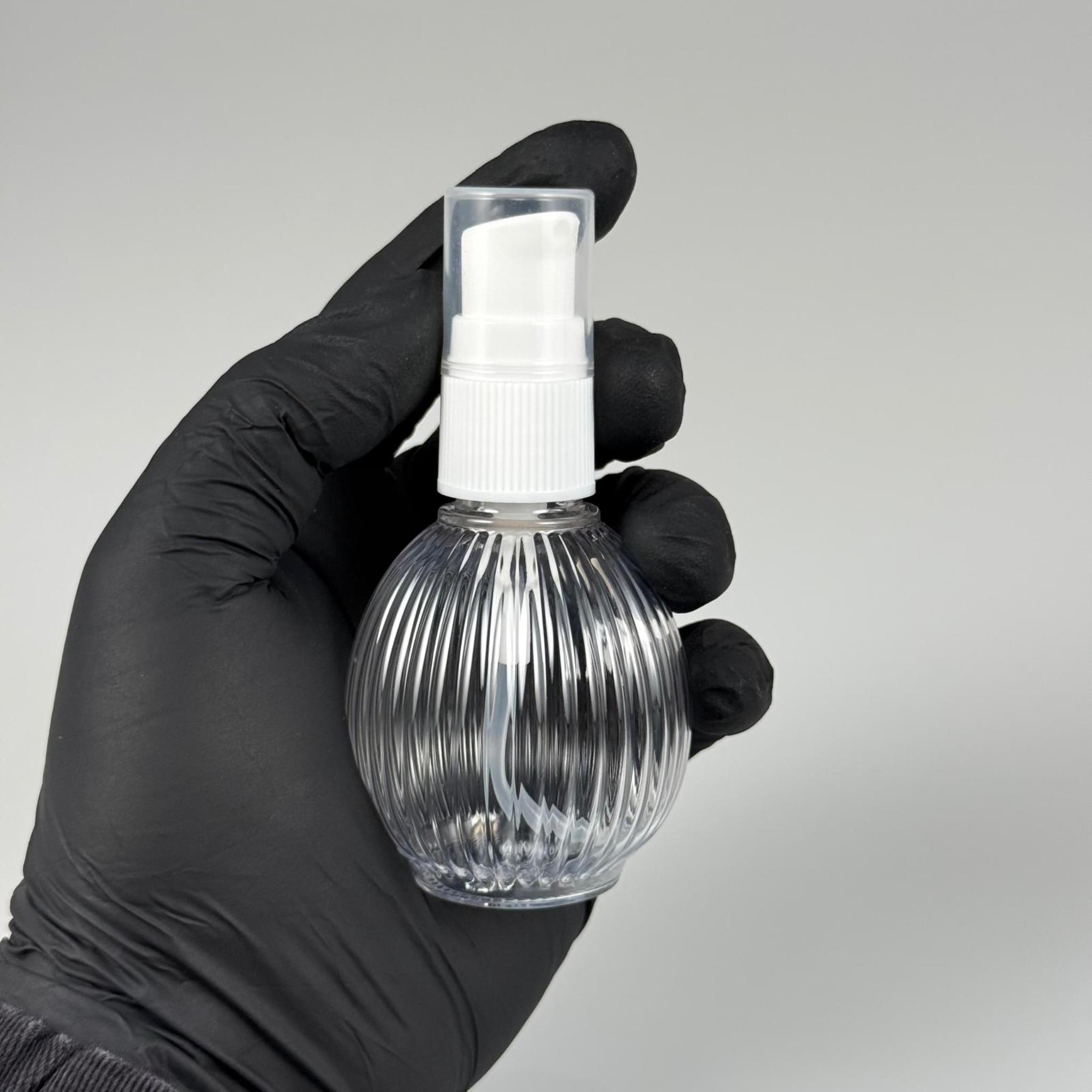 50 CC TOP ÇİZGİLİ DESENLİ BEYAZ LOSYON POMPALI PET ŞİŞE - 18 MM BEYAZ LOSYON POMPALI TAKIM - 50 ML LOSYON POMPALI PET ŞİŞE ( YOĞUN KIVAMLI SIVILARDA KULLANILIR )