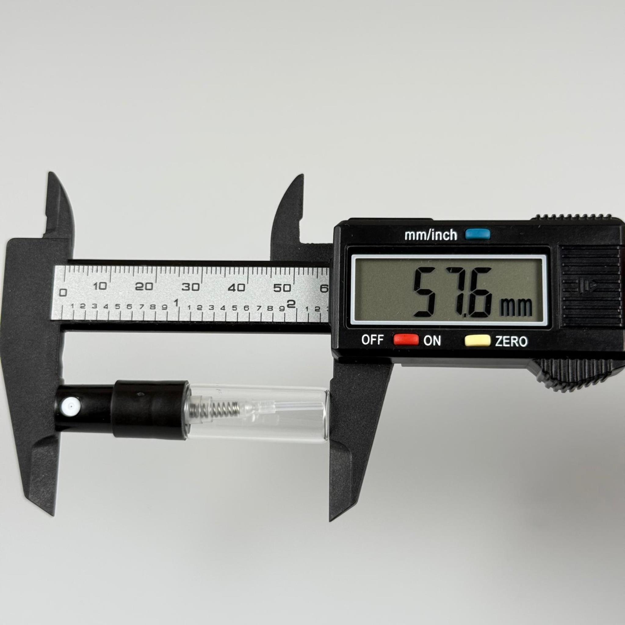 2 CC TESTER SPREYLİ CAM ŞİŞE - 2 ML TESTER ŞİŞE - TESTER PARFÜM ŞİŞESİ (bastırarak kapanır)