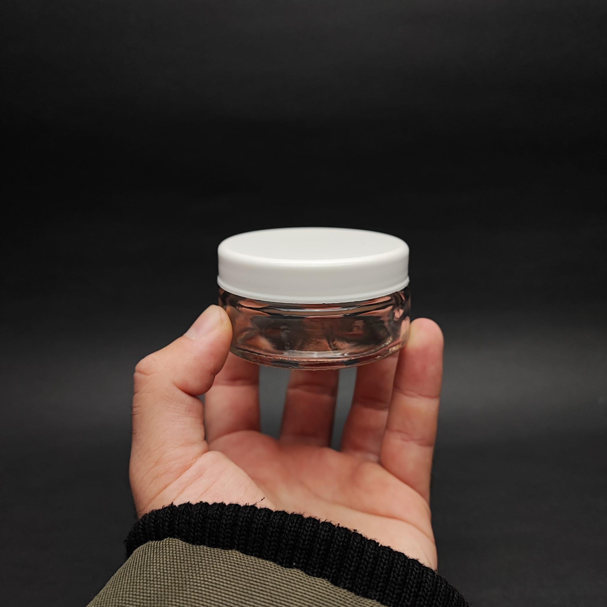 50 ML CAM KREM KAVANOZU + İÇ TIPA + BEYAZ KAPAK - 50 CC PAŞABAHÇE KREM KAVANOZLARI