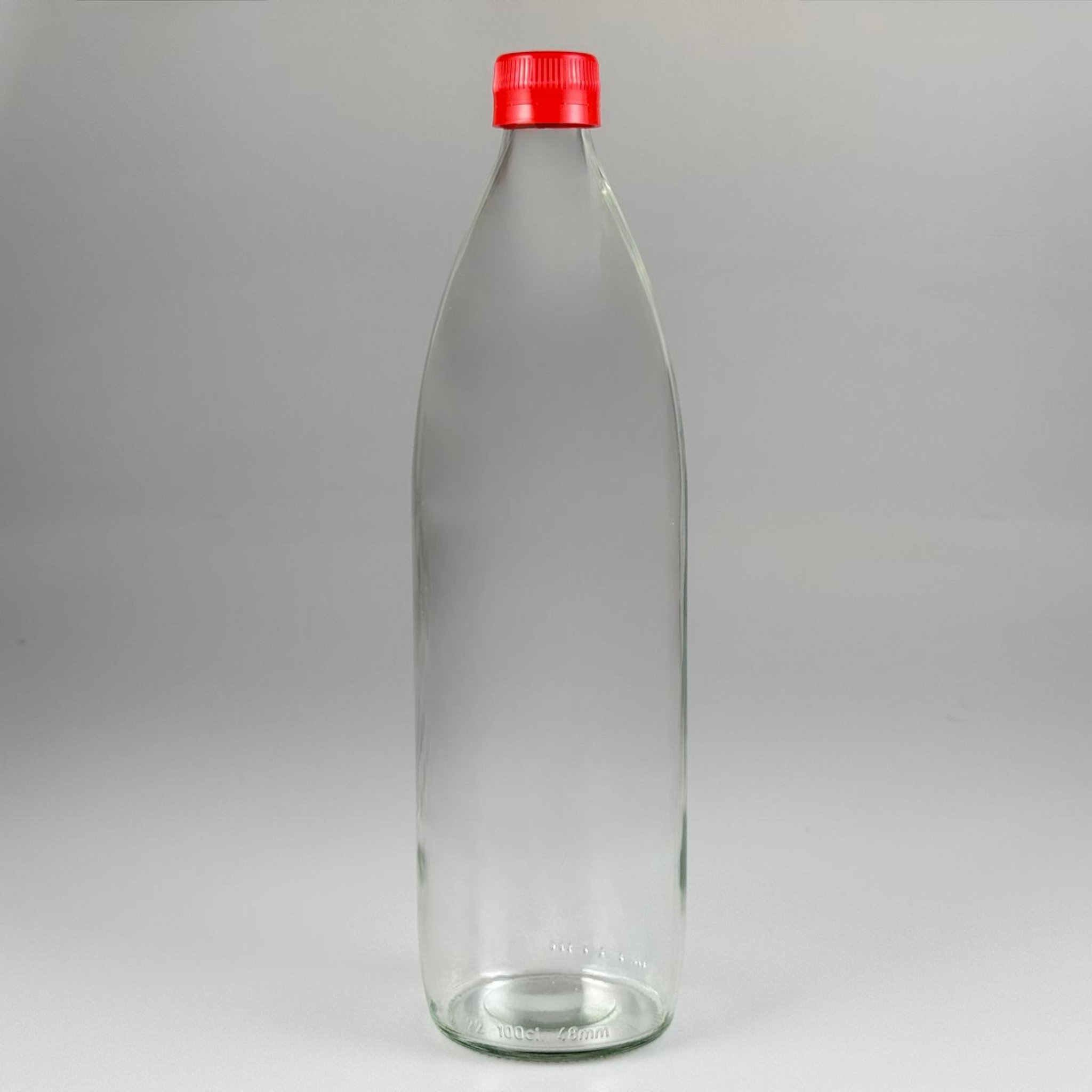 1000 CC CAM ŞİŞE - KIRMIZI KİLİTLİ KAPAKLI - 1 LİTRE CAM ŞİŞE - 1000 ML KAPAKLI CAM ŞİŞE