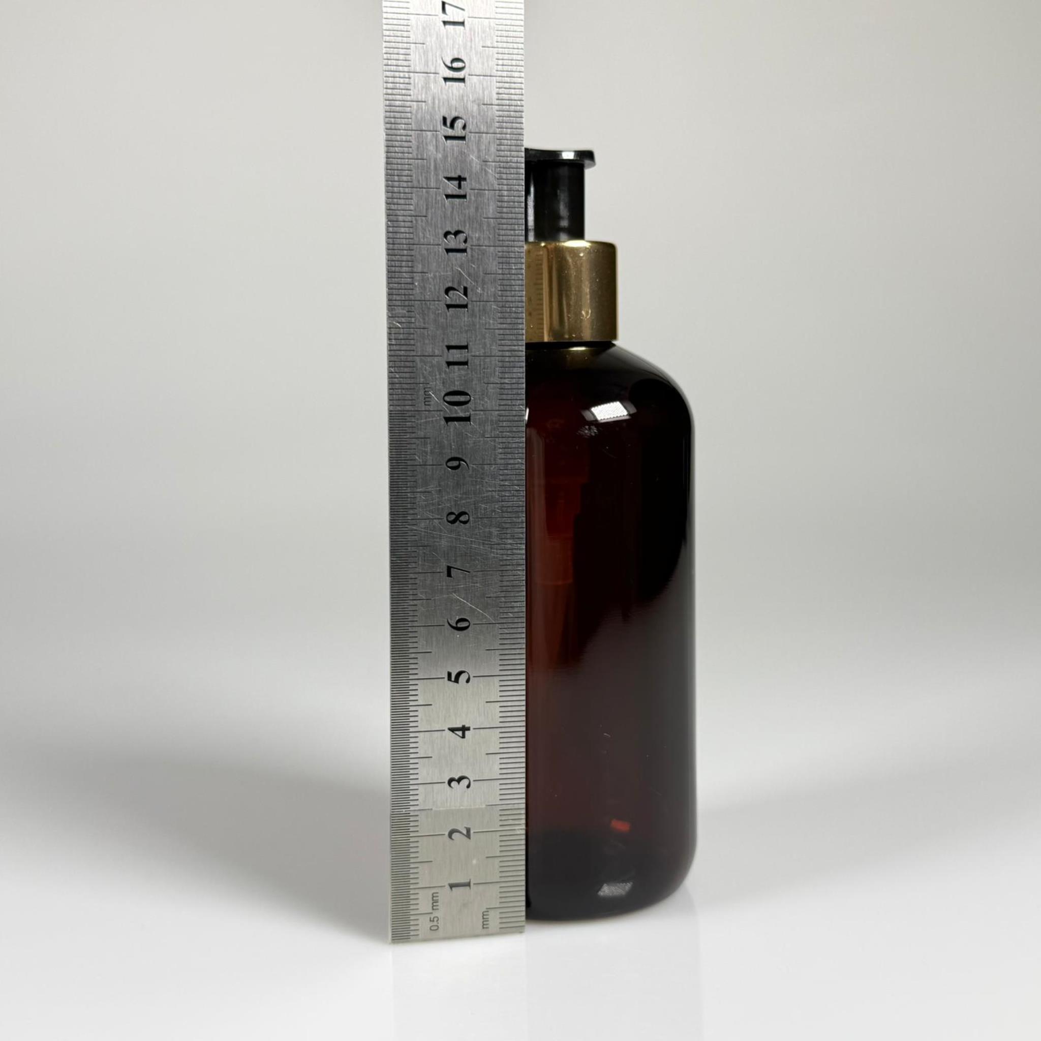 250 CC AMBER ŞİŞE - GOLD POMPALI - 250 ML POMPALI PLASTİK ŞİŞE - ZEYNEP MODEL PET ŞİŞE