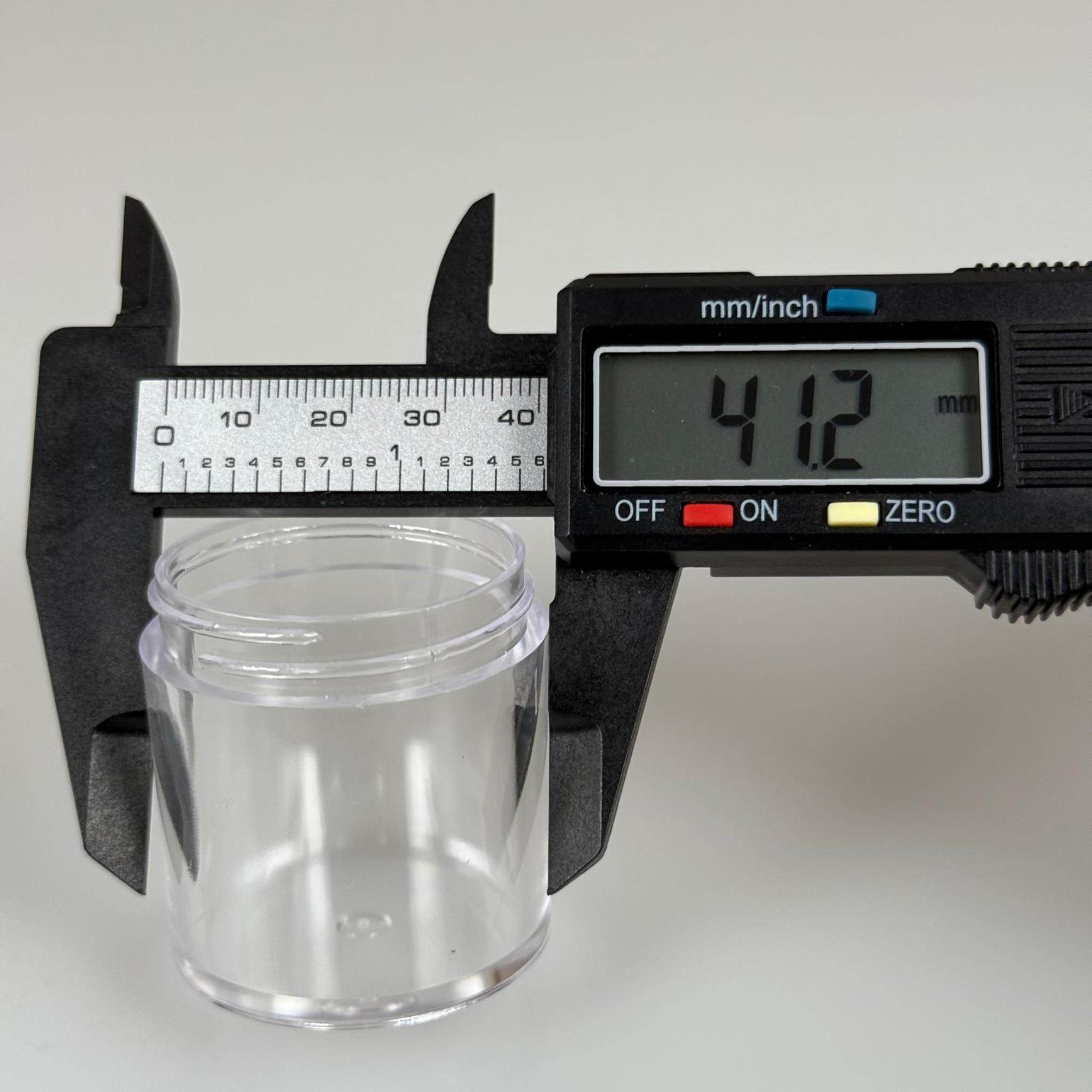 30 CC KRİSTAL KAVANOZ - 37 MM AĞIZ KAPAKSIZ