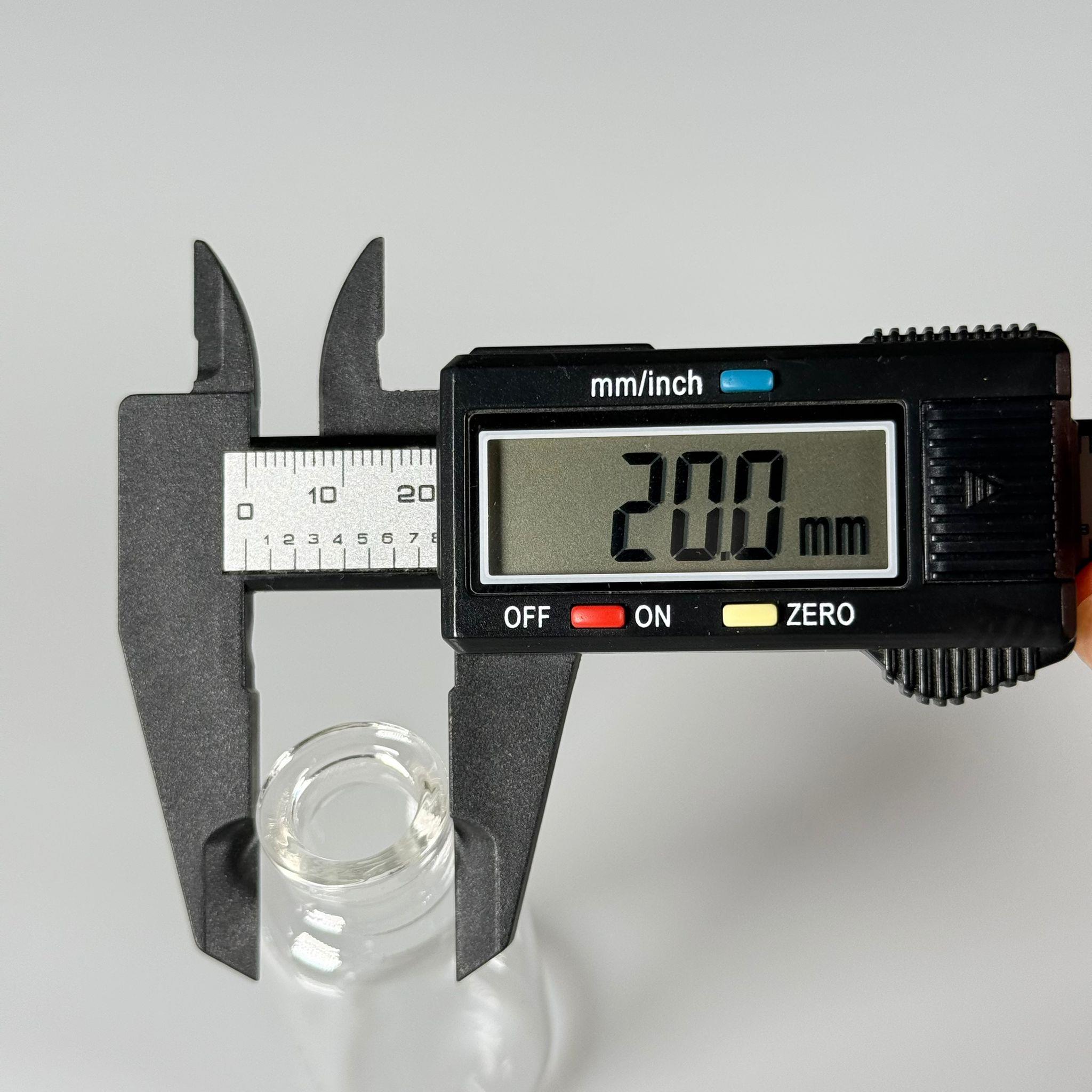 BOROSİLİKAT BEYAZ KAPAKLI CAM ŞİŞE - 25 CC - 30x55 MM - ÇEKME CAM BORU FLAKON İNCE PENİSİLİN ŞİŞESİ