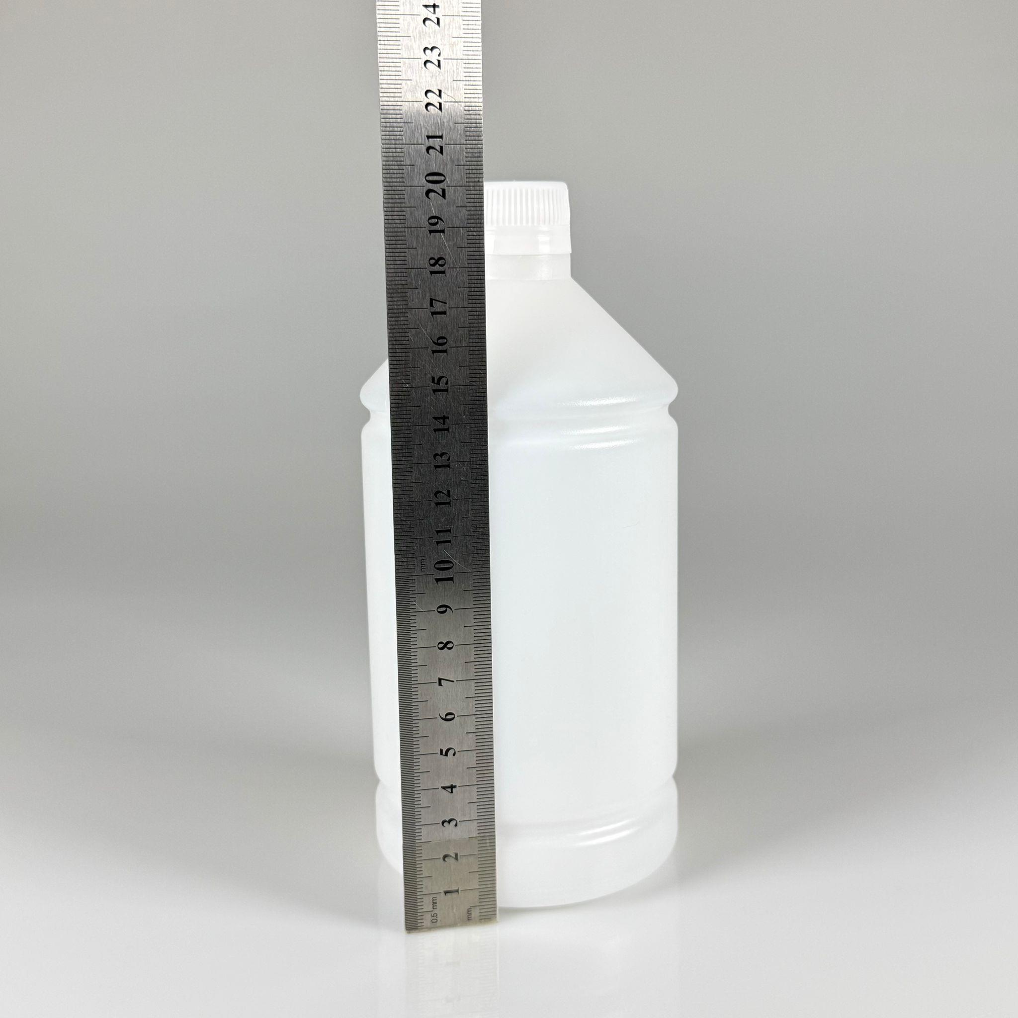 1000 CC TİNER ŞİŞESİ - BEYAZ KİLİTLİ KAPAKLI - 1000 ML KİMYASALA DAYANIKLI PLASTİK ŞİŞE - 1 LT POLİETİLEN ŞİŞE