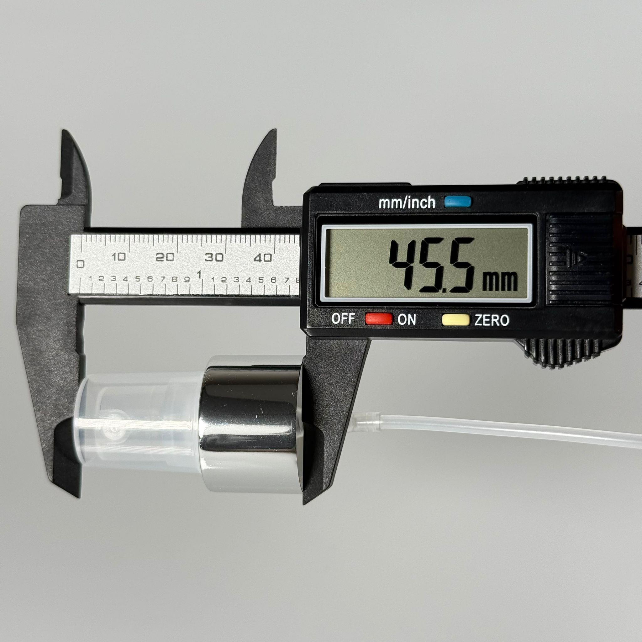 24 MM SPREY PARMAK SPREY GÜMÜŞ ŞEFFAF METALİK KAPLAMALI 24 MM VALF