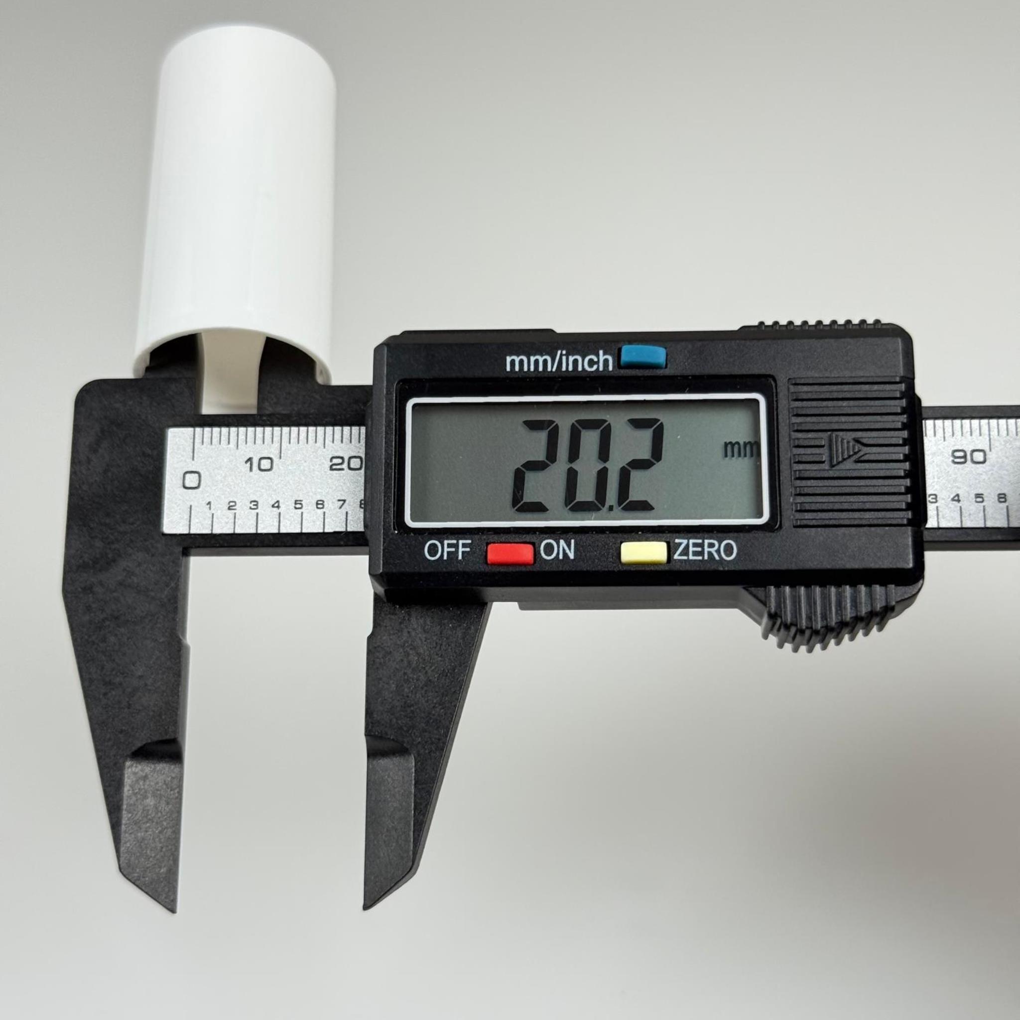 20 MM PARFÜM ŞİŞE KAPAĞI PLASTİK - BEYAZ