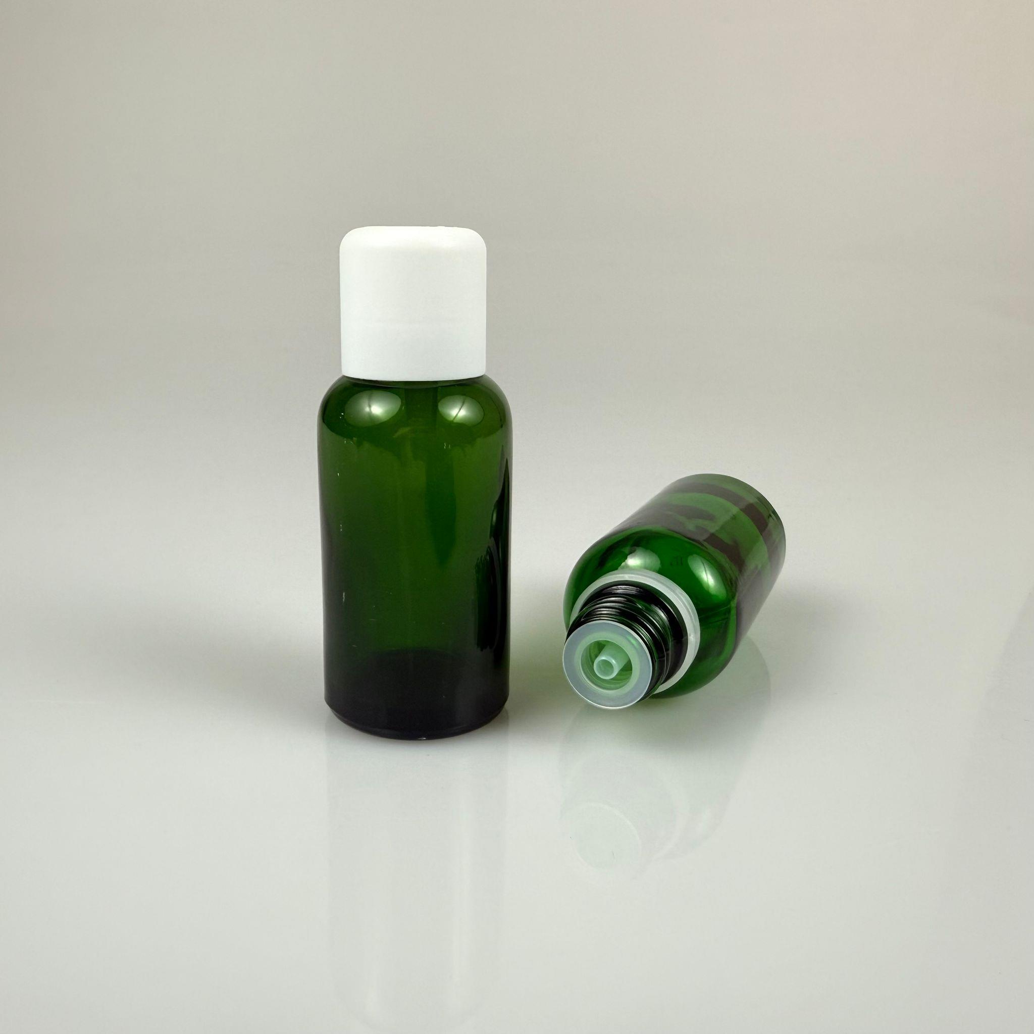 30 CC YEŞİL CAM ŞİŞE + İÇTEN DAMLALIKLI ÇOCUK KİLİTLİ BEYAZ KAPAK - YEŞİL 30 ML KİLİT KAPAKLI DAMLATMALI ŞİŞE