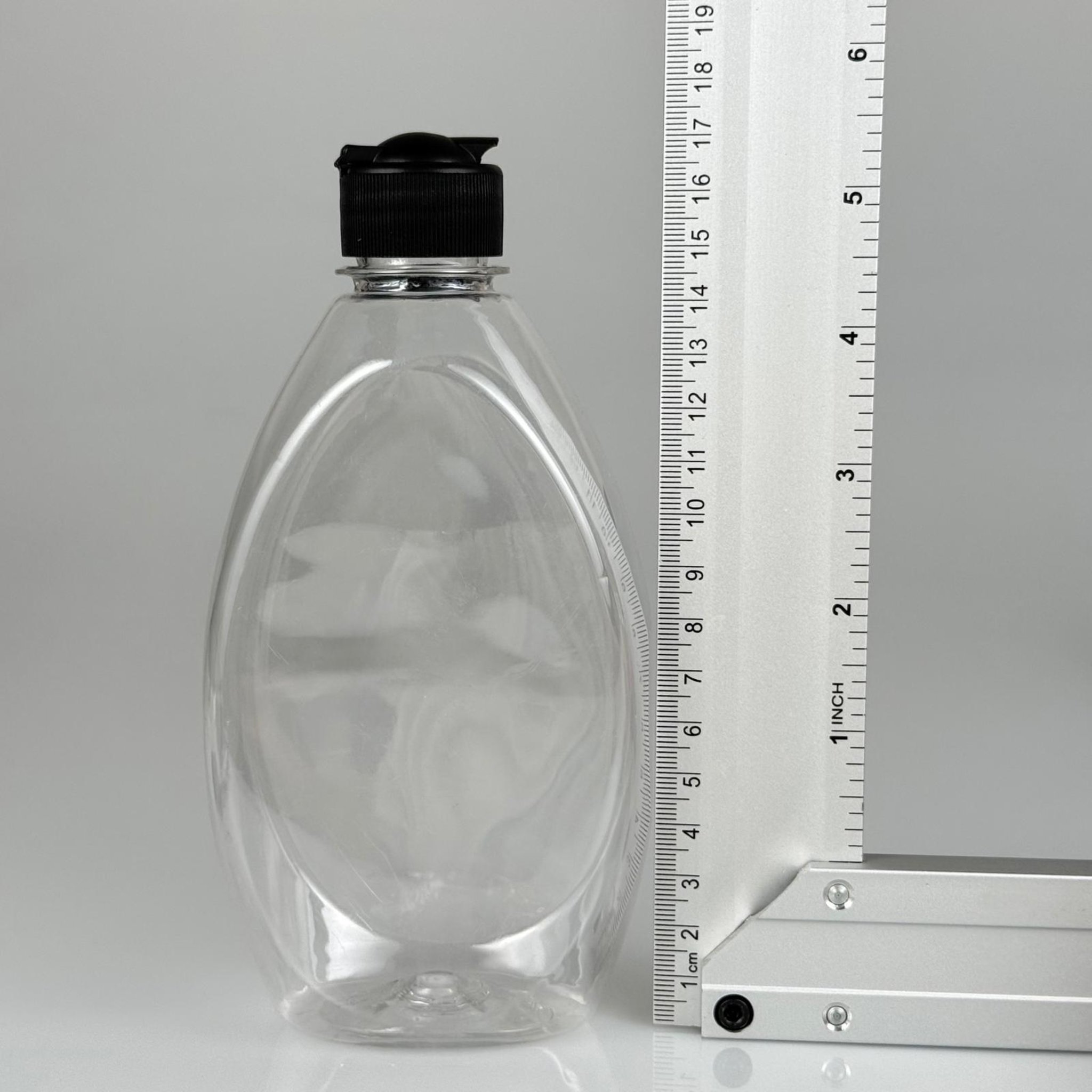 AKITICILI PET ŞİŞE - 400 ML PLASTİK ŞİŞE + 28 MM SİYAH FLİPTOP AÇILIR KAPAKLI SET