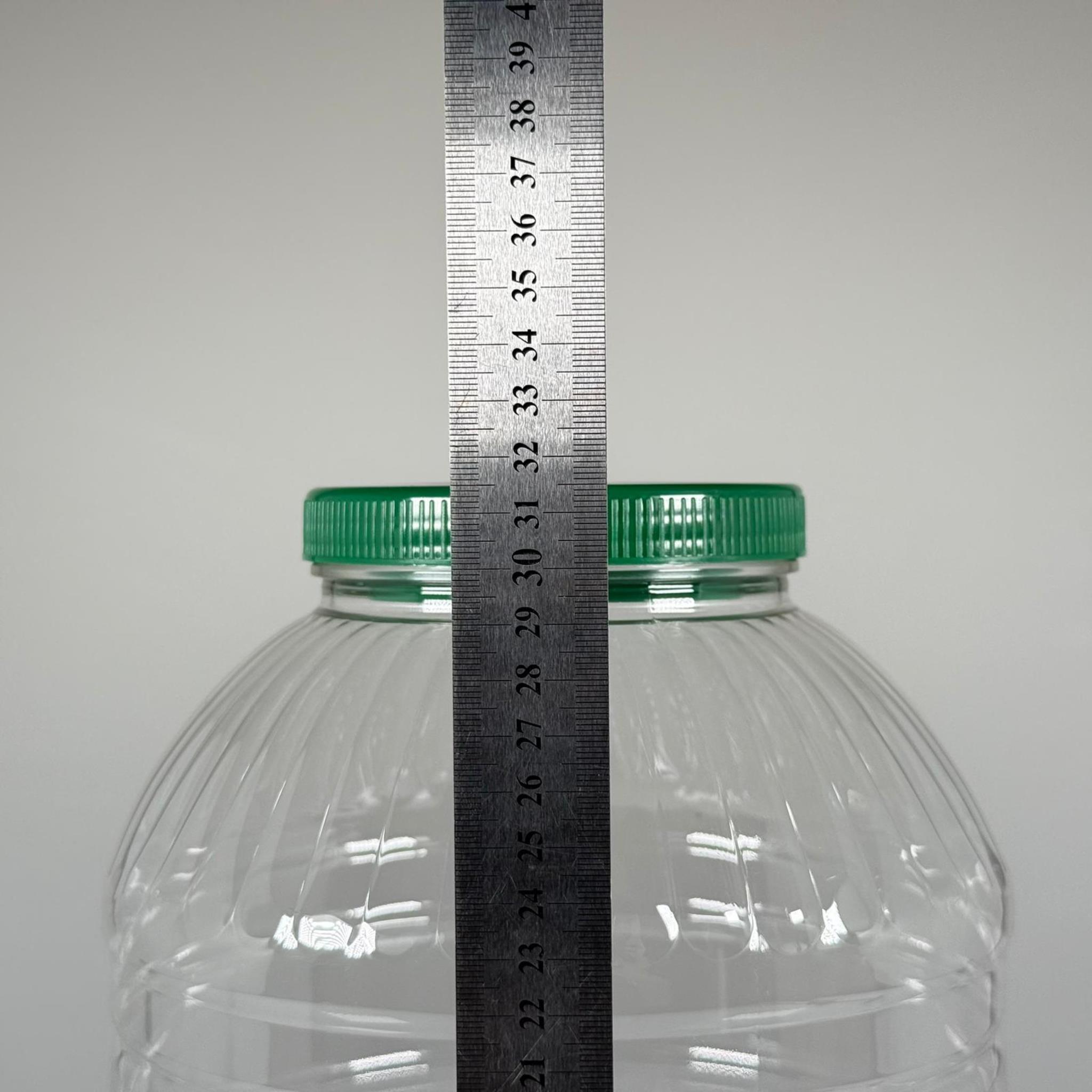 8 LİTRE PET KAVANOZ (5 KG ZEYTİN ALIR) - YEŞİL KAPAKLI - PLASTİK KAVANOZ - 8 LT PET BİDON - 8000 CC BÜYÜK YUVARLAK KAVANOZ 110 MM AĞIZ- TURŞU, ZEYTİN VB İÇİN BOŞ PLASTİK BİDONLARI