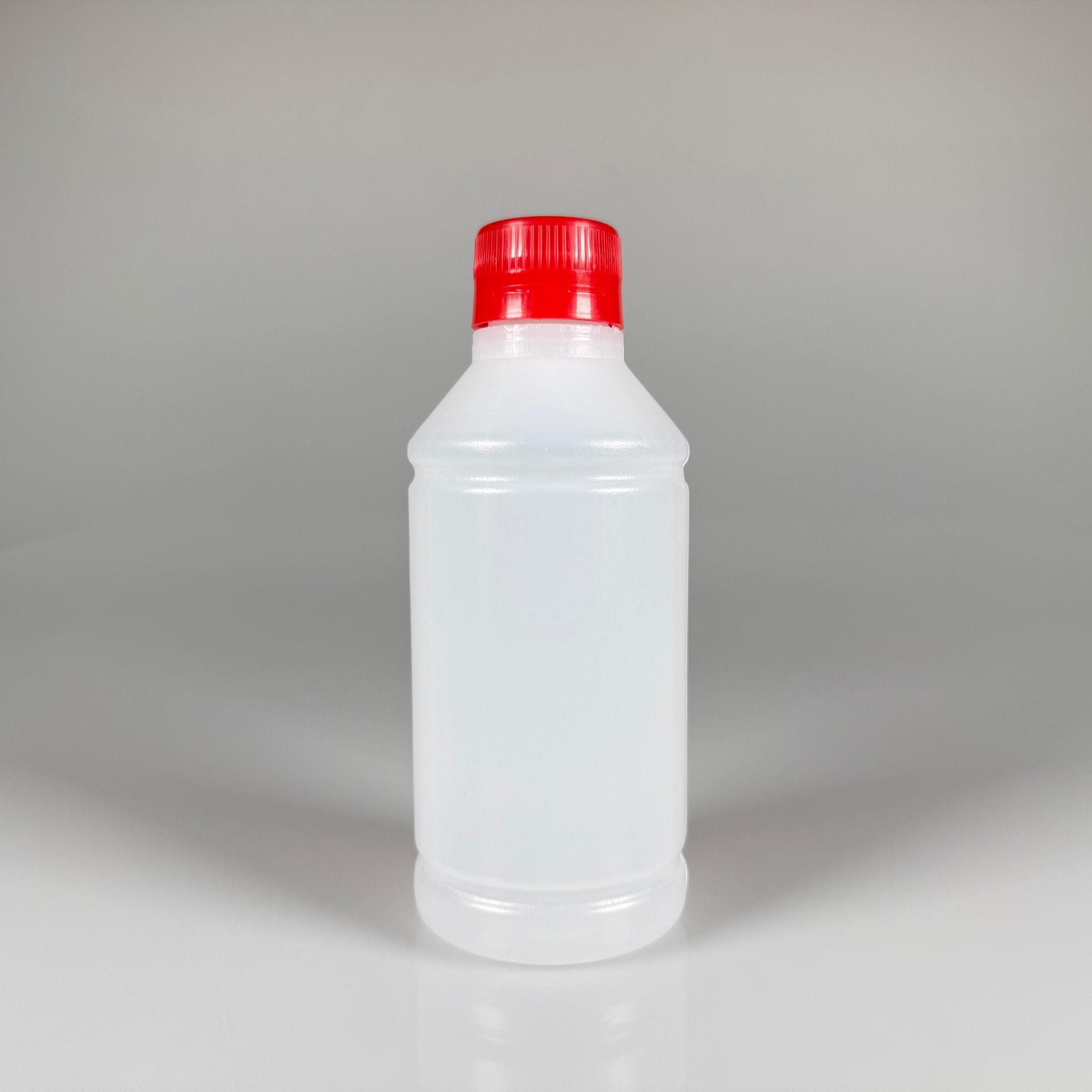 250 CC TİNER ŞİŞESİ - KIRMIZI KİLİTLİ KAPAKLI - 250 ML KİMYASALA DAYANIKLI PLASTİK ŞİŞE - 0,25 LT POLİETİLEN ŞİŞE