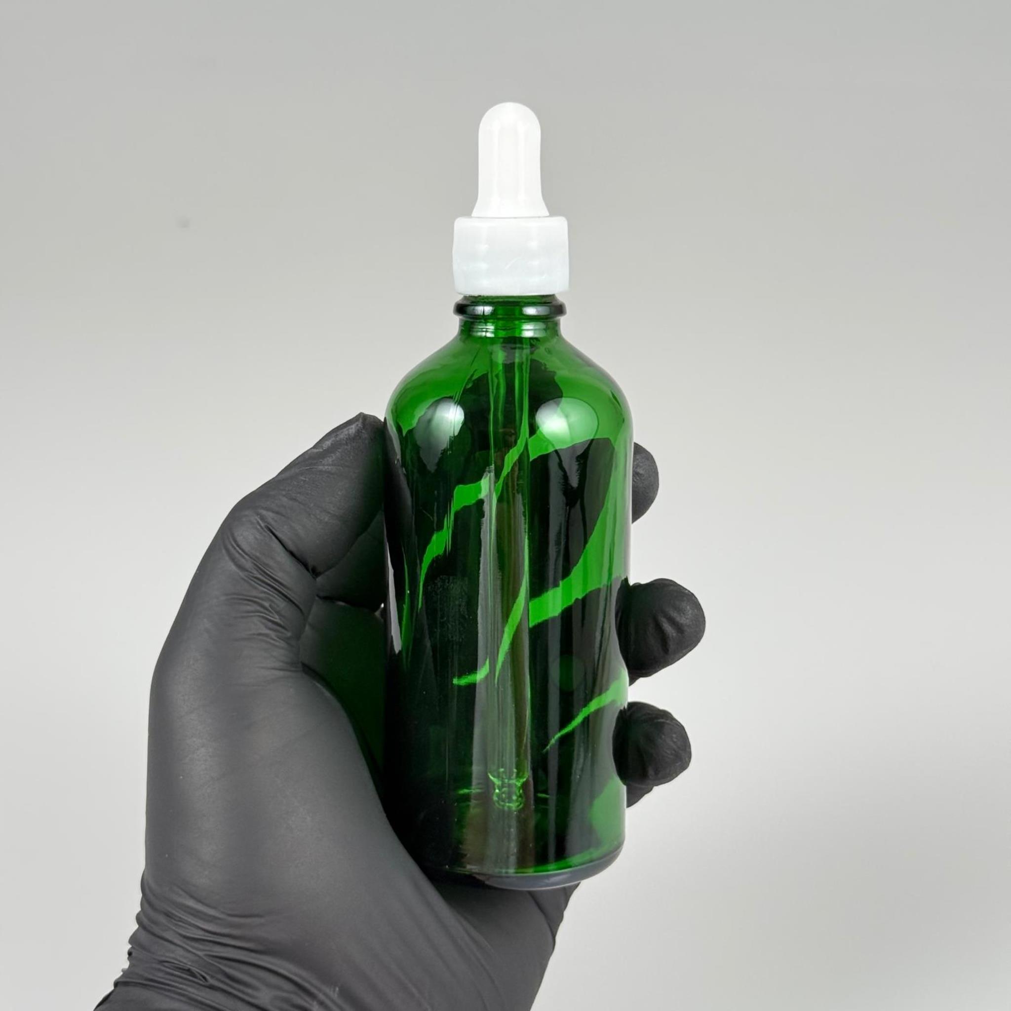 100 CC YEŞİL CAM DAMLALIKLI ŞİŞE - BEYAZ EMZİK + BEYAZ DÜZ KAPAK + CAM PİPET TAKIM - 100 ML YEŞİL DAMLALIKLI ŞİŞE SETİ
