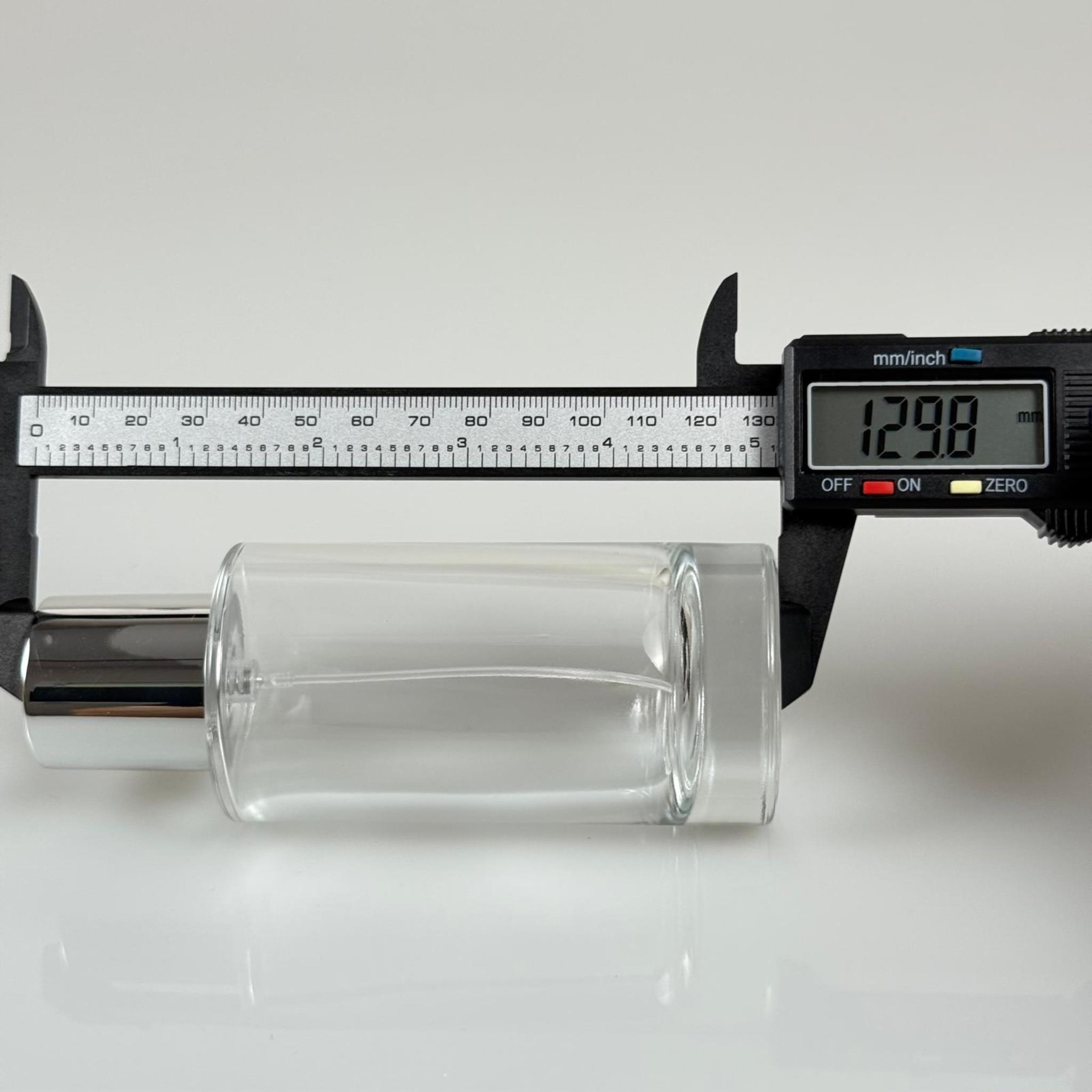 100 ML SİLİNDİR MODEL SAVAGE PARFÜM ŞİŞESİ - SİYAH METAL SPREYLİ + GÜMÜŞ GENİŞ KAPAKLI (AĞIZ 15 MM GEÇME KOLAY KAPAMA)