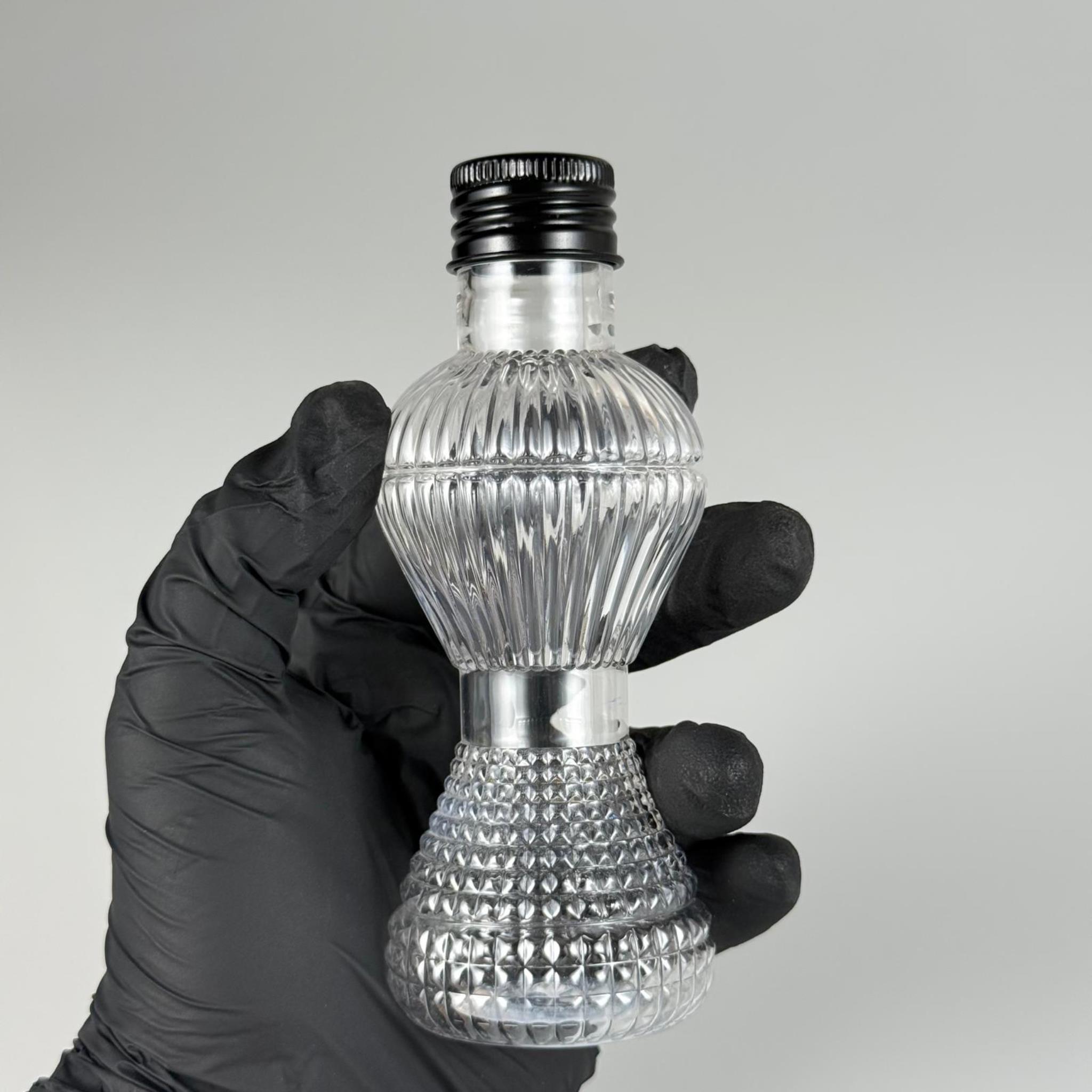 100 CC PIRLANTA CAMPET ŞİŞE (24 AĞIZ) + KÖPÜK CONTALI SİYAH METAL ALÜMİNYUM KAPAK + KOLONYA TIPALI TAKIM - 100 ML KAPAKLI CAMPET PLASTİK ŞİŞELER