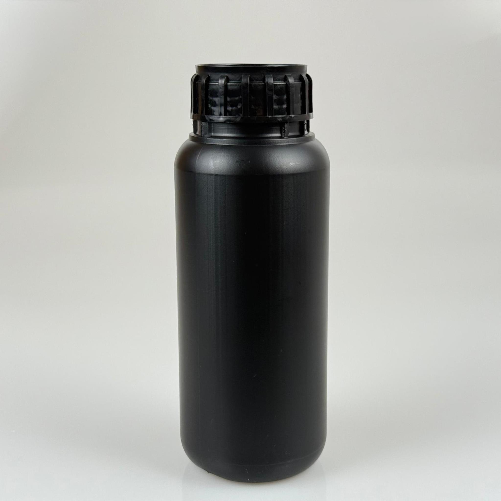 0,5 LT ZİRAİ İLAÇ BİDONU SİYAH + SİYAH ALÜMİNYUM FOLYOLU İNDİKSİYON CONTA SK50 KAPAK - 500 CC PE POLİETİLEN TARIM BİDON