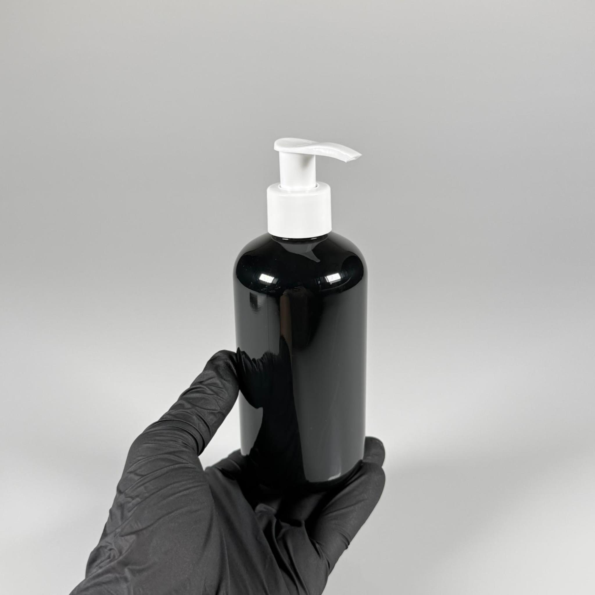 250 CC SİYAH ŞİŞE - BEYAZ POMPALI - 250 ML POMPALI PLASTİK ŞİŞE - ZEYNEP MODEL PET ŞİŞE