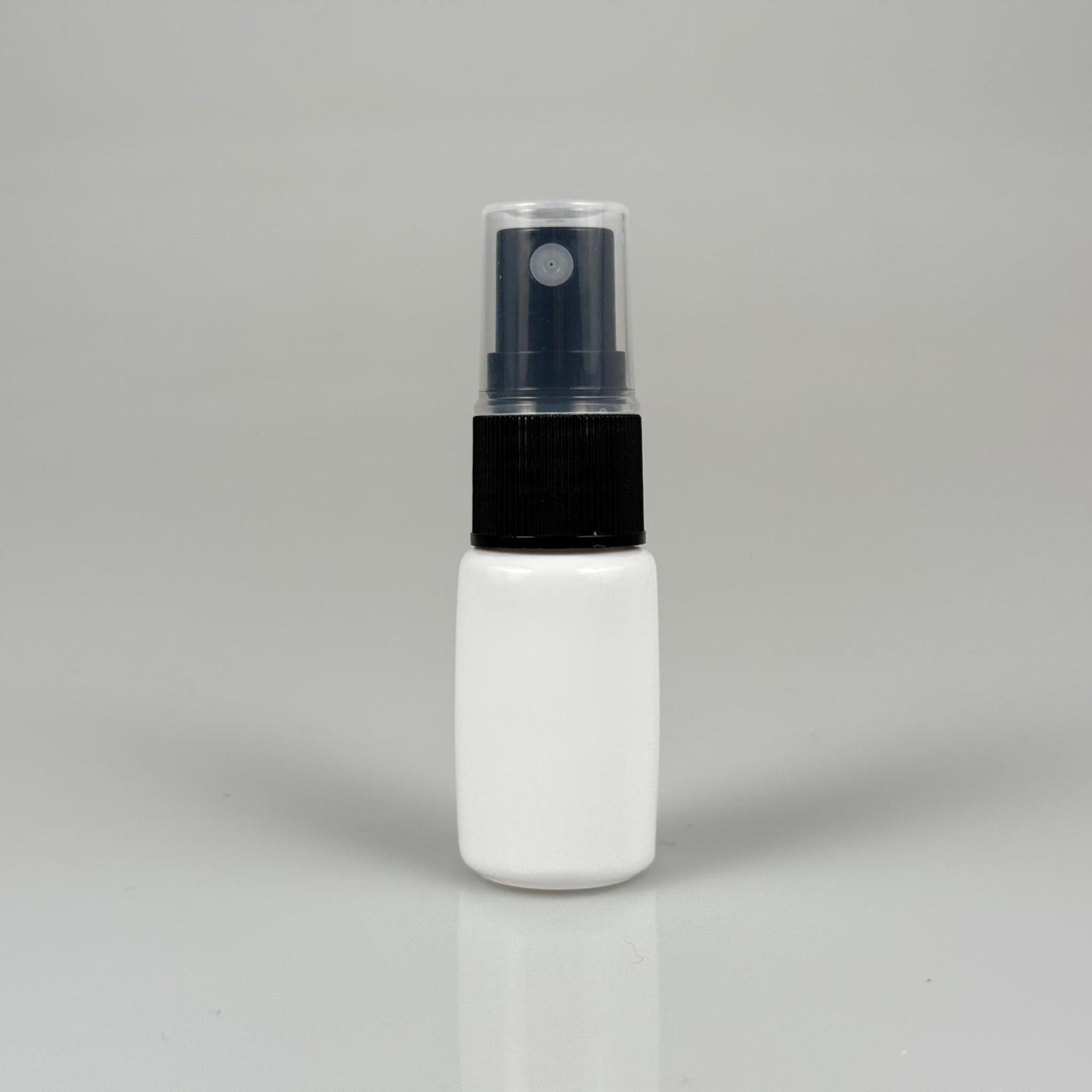 10 CC BEYAZ PET ŞİŞE - SİYAH SPREYLİ TESTER 10 ML PLASTİK ŞİŞE