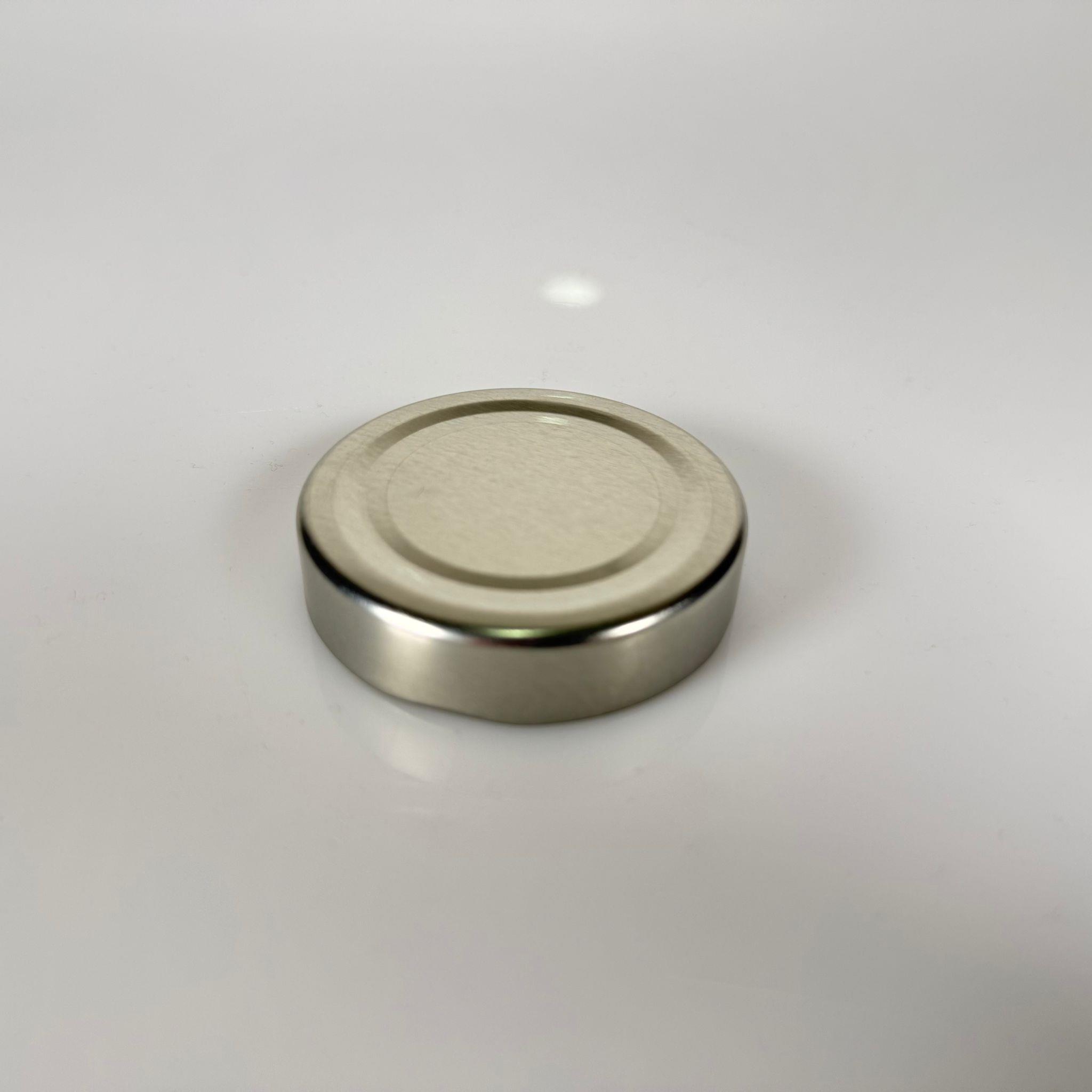 58 MM TWİST-OFF DERİN GÜMÜŞ METAL KAPAK