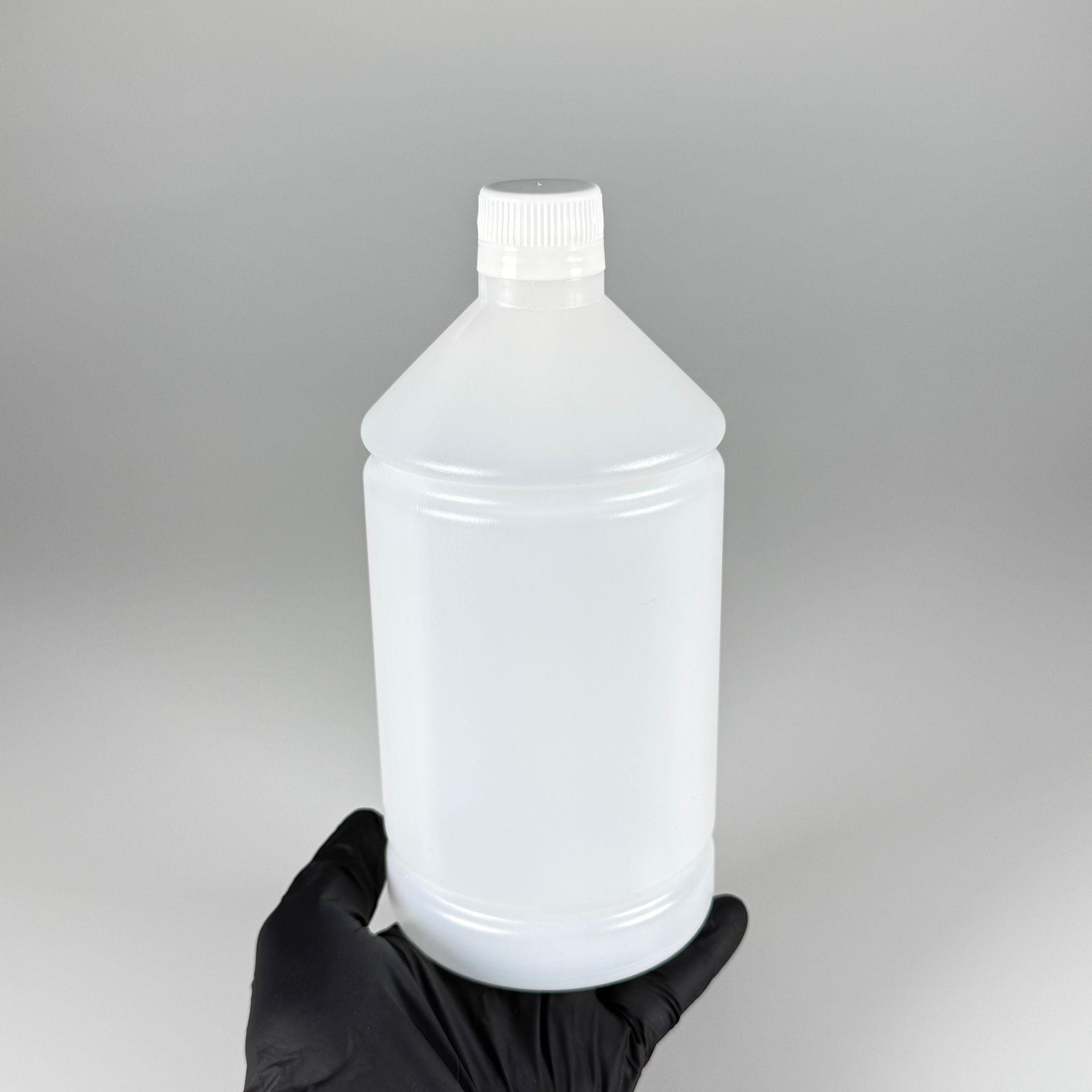 1000 CC TİNER ŞİŞESİ - BEYAZ KİLİTLİ KAPAKLI - 1000 ML KİMYASALA DAYANIKLI PLASTİK ŞİŞE - 1 LT POLİETİLEN ŞİŞE