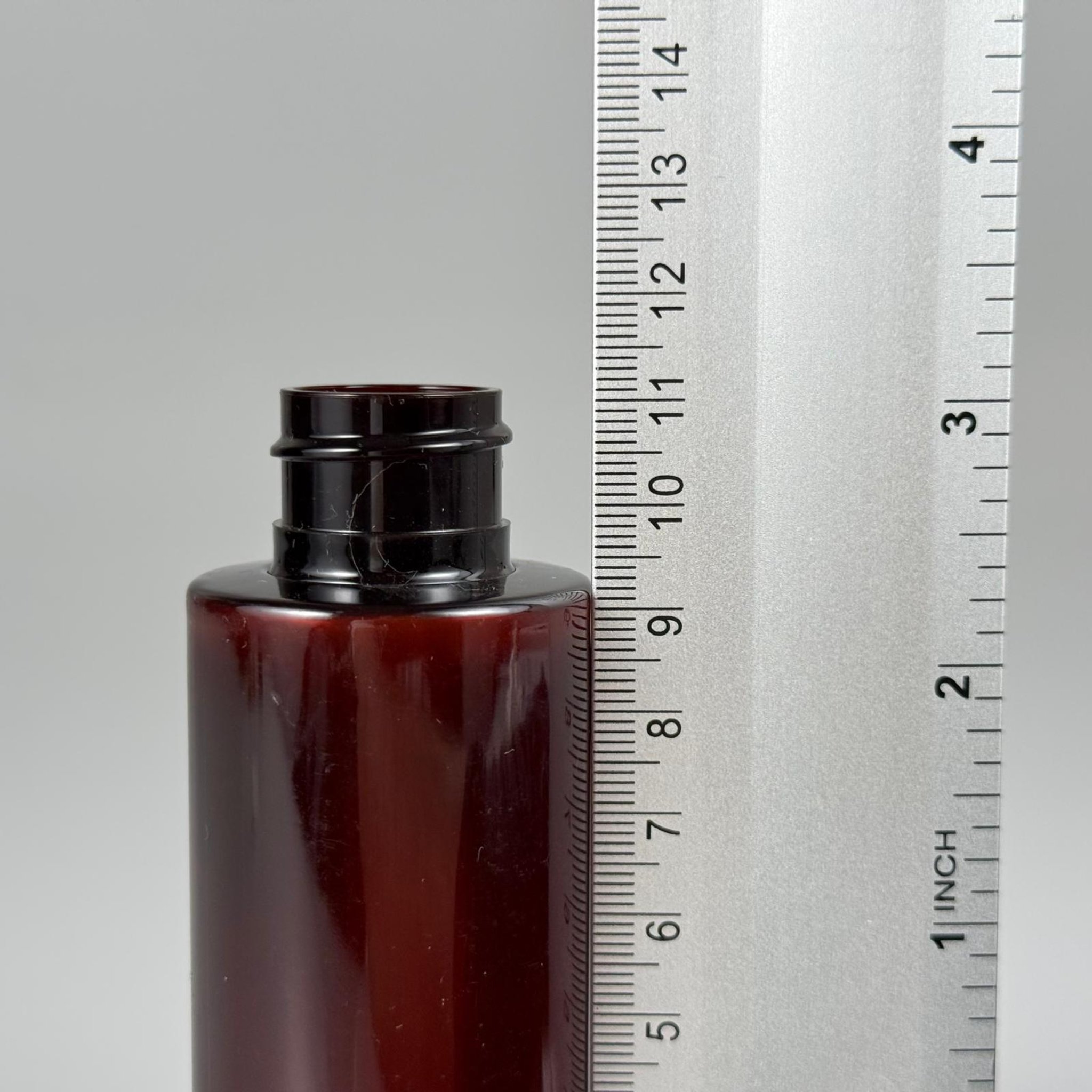 100 CC AMBER KÜT BOYUNLU PET ŞİŞE (17 GR) 24 MM