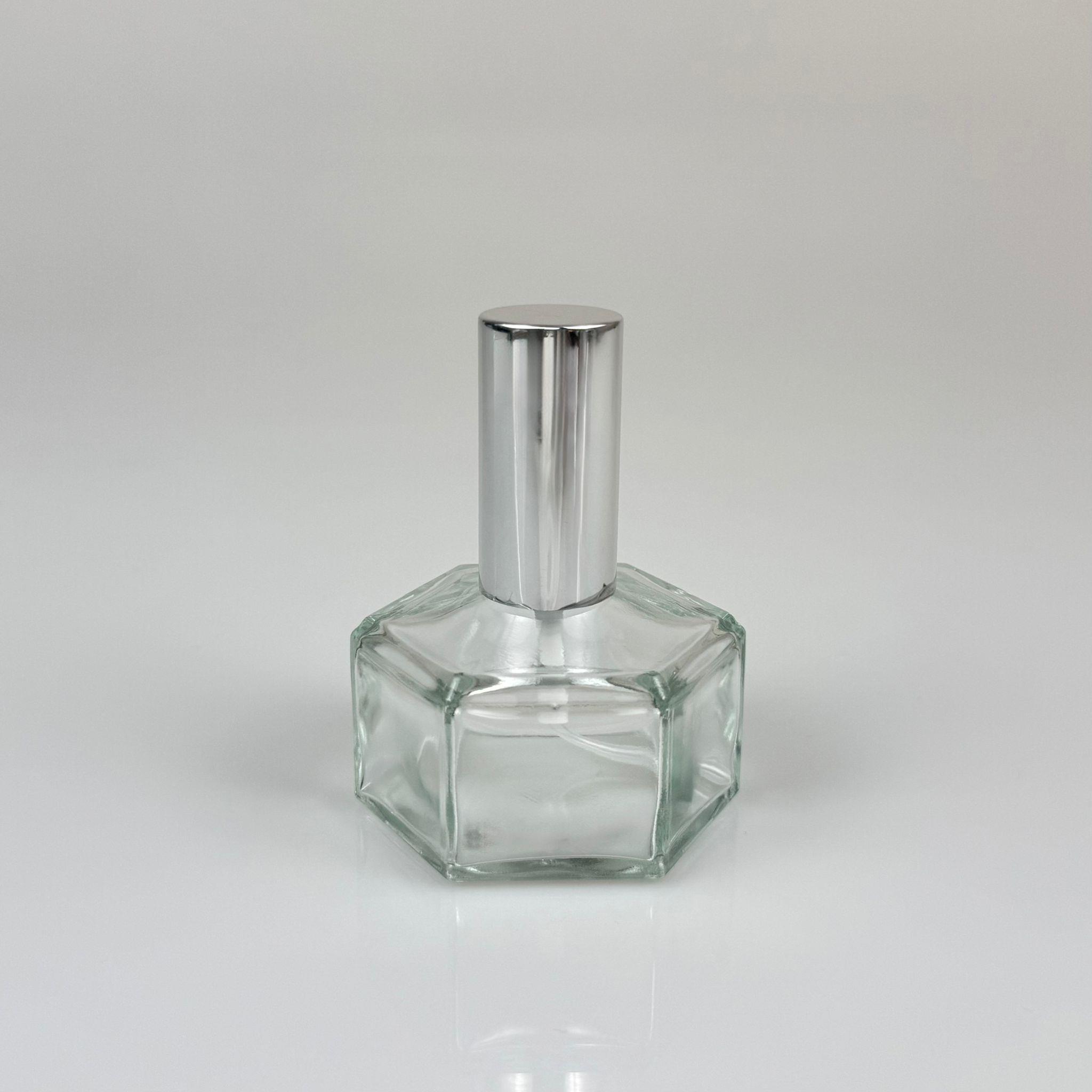 50 CC BASIK ALTIGEN CAM ŞİŞE - VİDALI GÜMÜŞ SPREYLİ PARFÜM KOLONYA ŞİŞESİ TAKIM - 50 ML PRESTİJLİ ŞİŞE