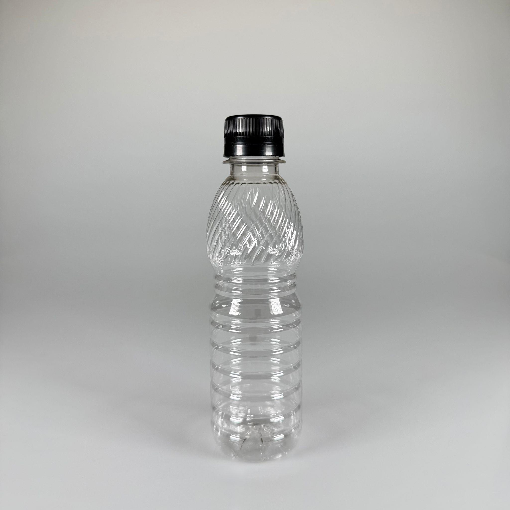 0,25 LT KİLİTLİ KAPAKLI PET ŞİŞE - SİYAH KAPAKLI 250 CC BOŞ PET ŞİŞE