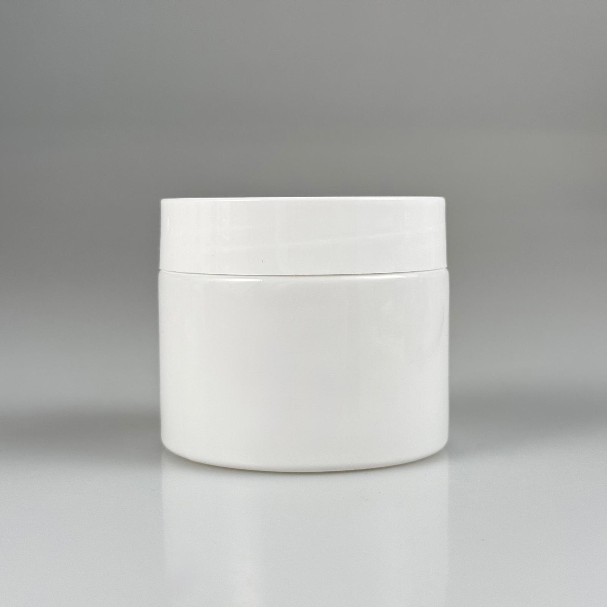 100 CC BEYAZ PET KAVANOZ - BEYAZ KAPAKLI - 100 ML PLASTİK KREM KAVANOZU