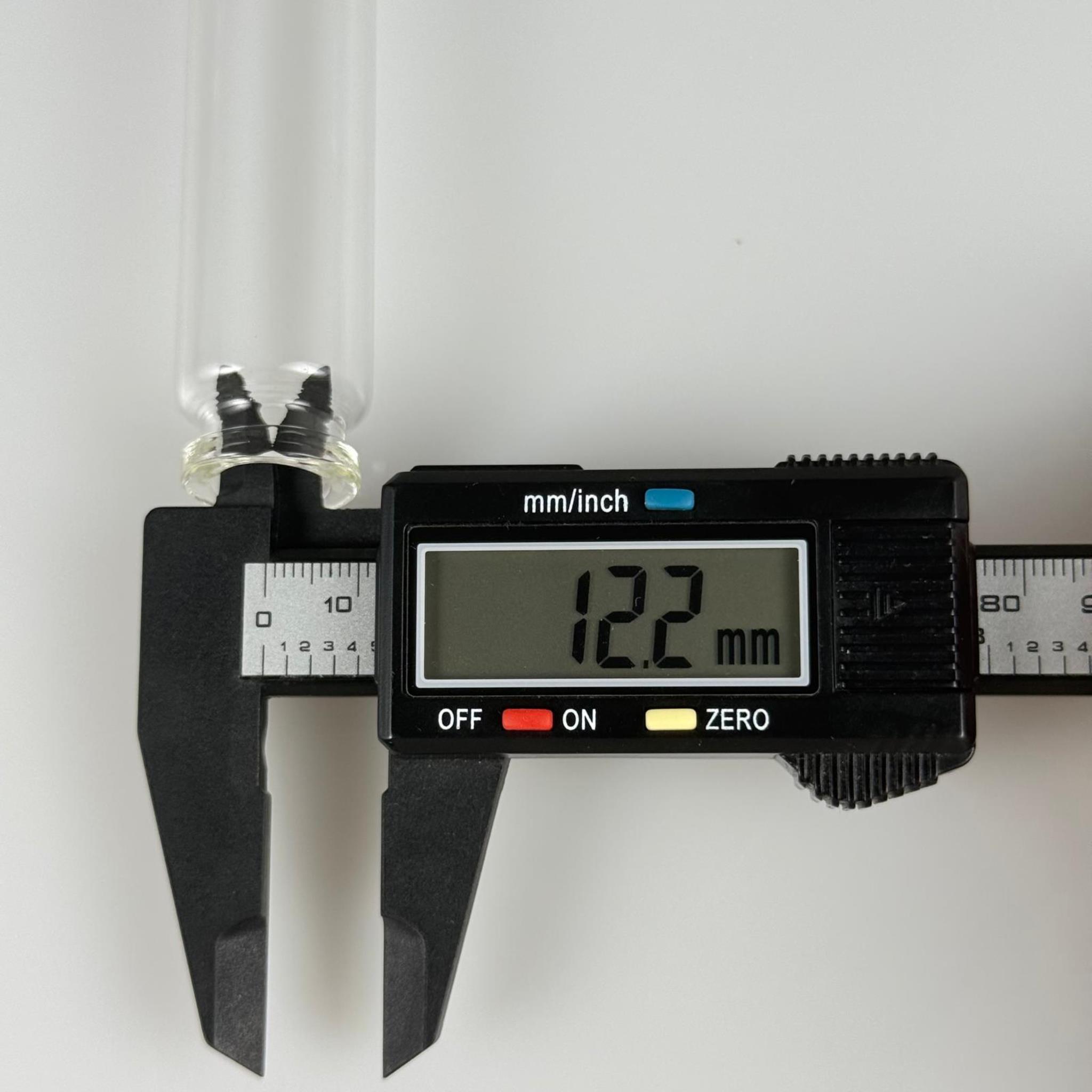 BOROSİLİKAT ŞEFFAF CAM ŞİŞE - 35 CC - 22/120 MM 20 MM