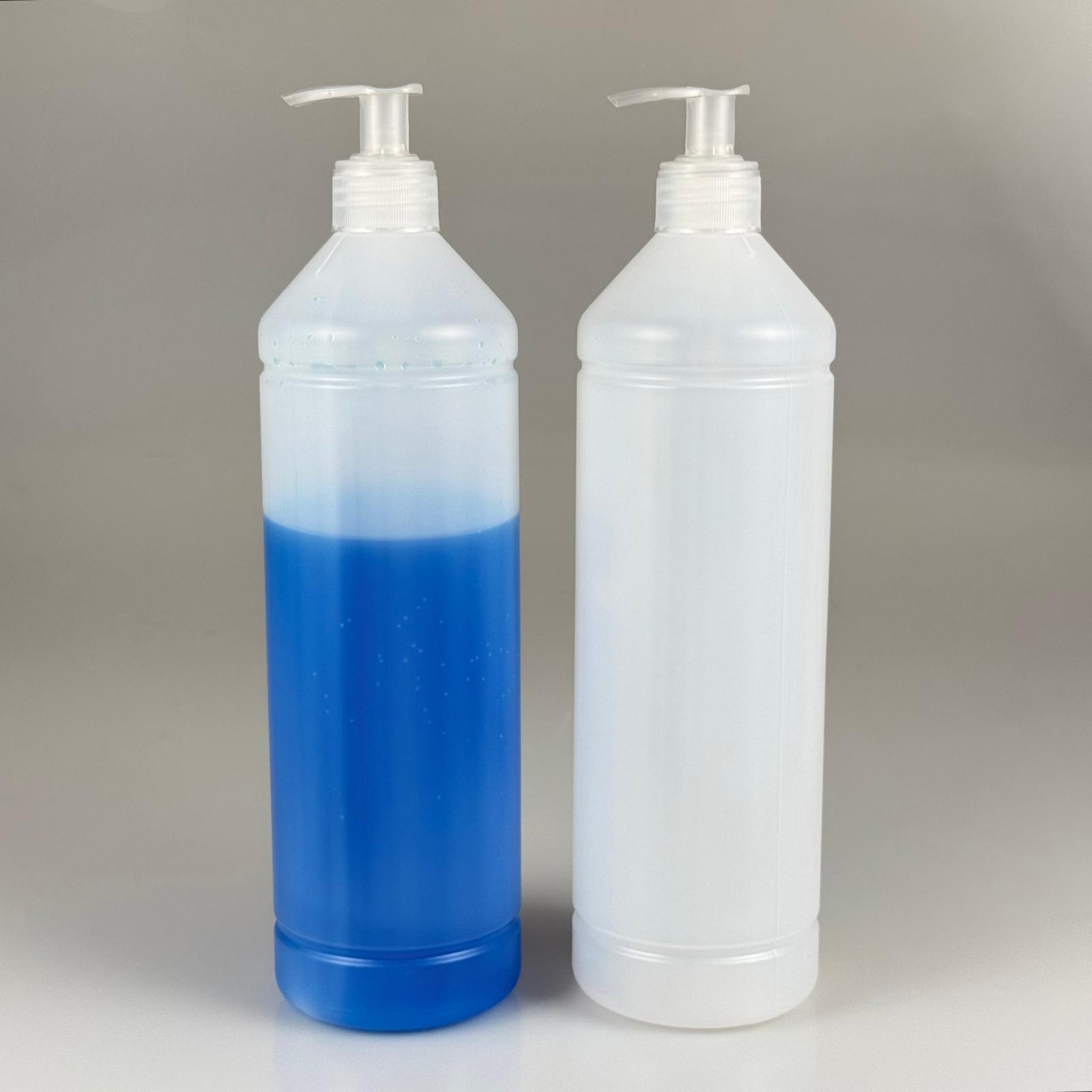 1000 CC UZUN TİNER ŞİŞESİ - ŞEFFAF SIVI SABUN POMPALI - 1000 ML KİMYASALA DAYANIKLI PLASTİK ŞİŞE - 1 LT POLİETİLEN ŞİŞE