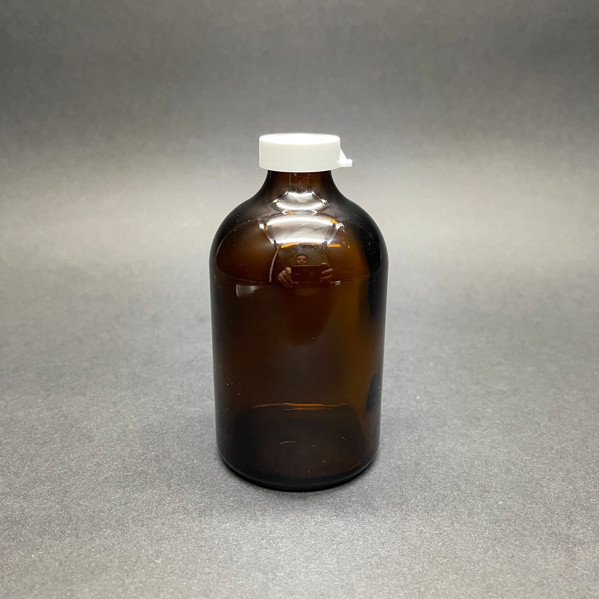 100 CC AMBER FLAKON PENİSİLİN ŞİŞESİ - BEYAZ KAPAKLI - 100 ML KAPAKLI KAHVERENGİ CAM ŞİŞE - SIZDIRMAZ - ELLE KAPANIR