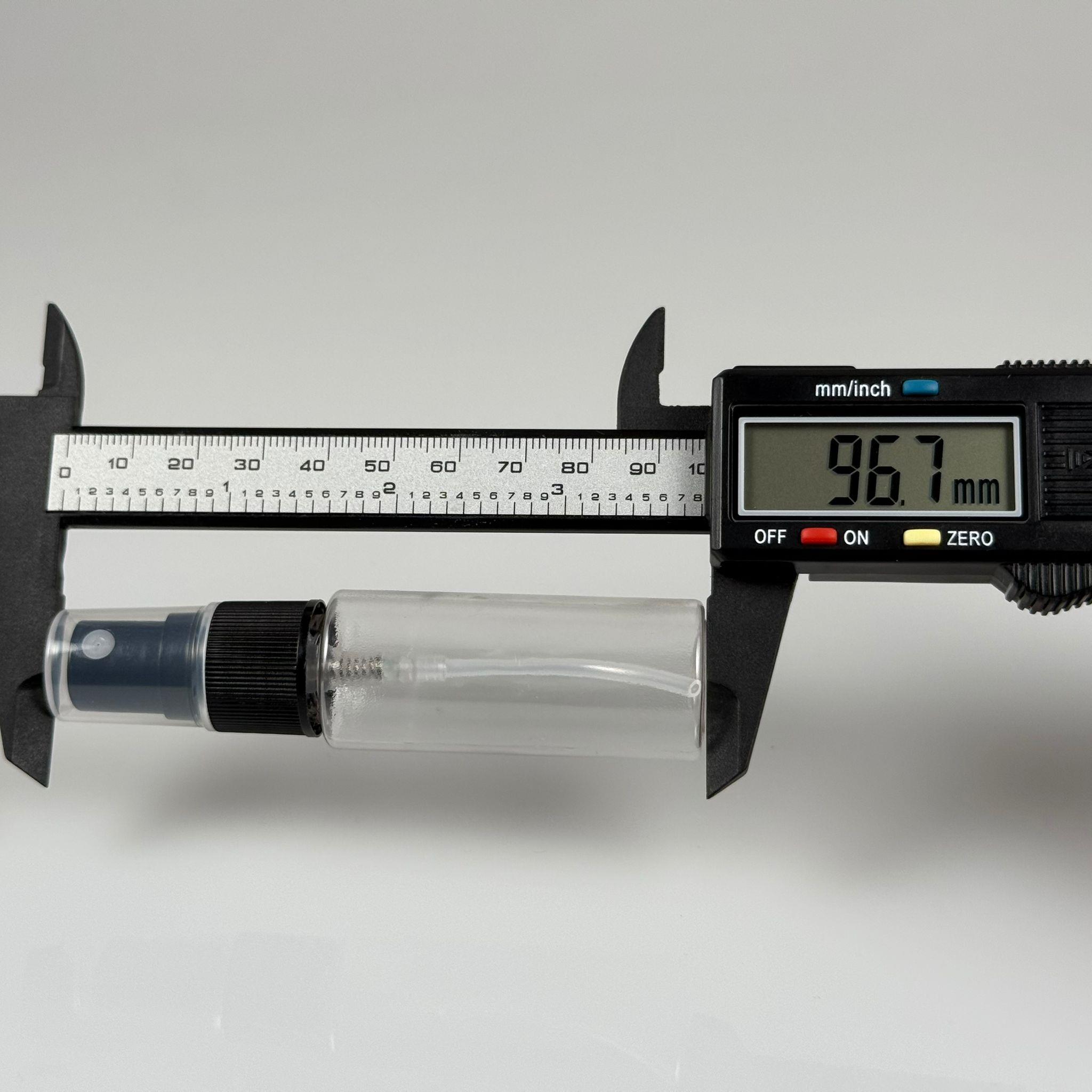 20 CC ŞEFFAF PET ŞİŞE - SİYAH SPREYLİ TESTER 20 ML PLASTİK ŞİŞE