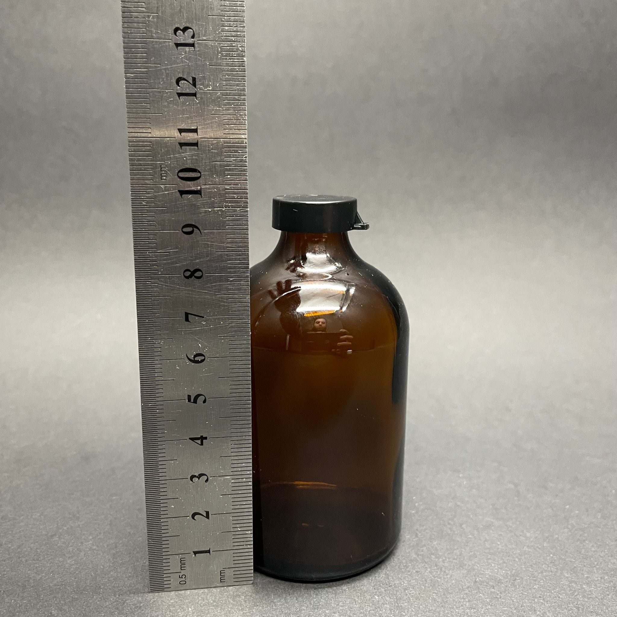 100 CC AMBER FLAKON PENİSİLİN ŞİŞESİ - SİYAH KAPAKLI - 100 ML KAPAKLI KAHVERENGİ CAM ŞİŞE - SIZDIRMAZ - ELLE KAPANIR