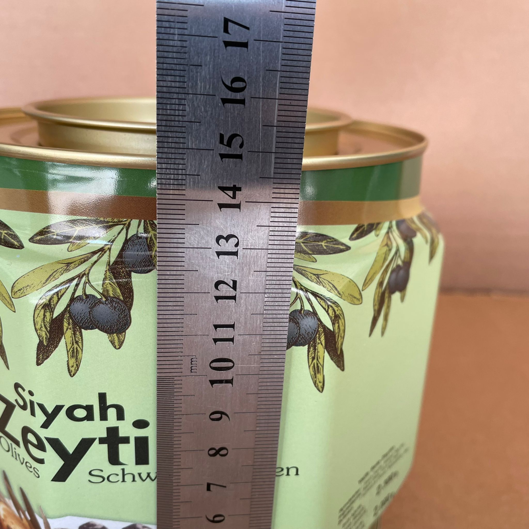 2 KG ZEYTİN TENEKESİ - BASKILI - 2 KİLO ZEYTİN TENEKESİ