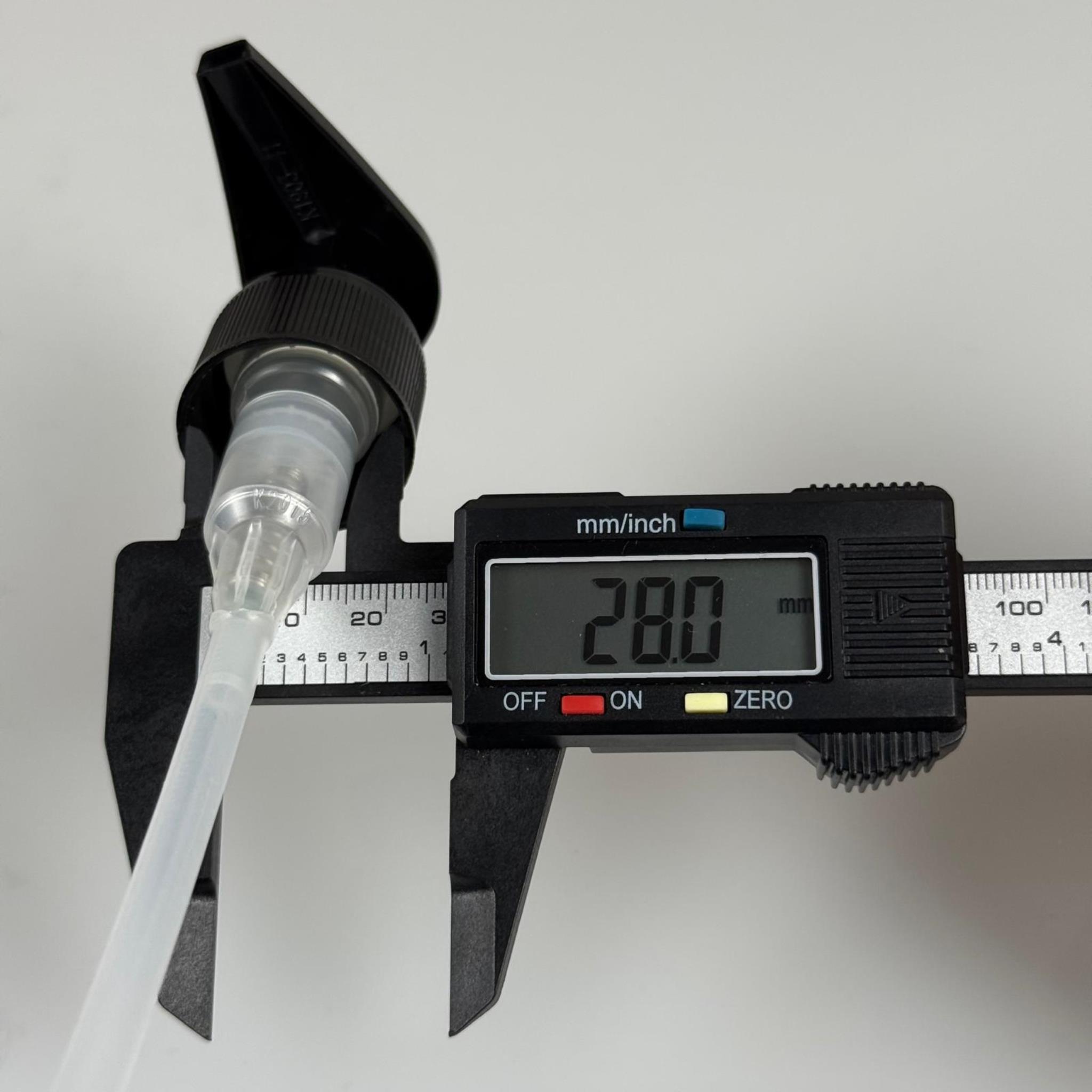 28 MM POMPA SİYAH VİDASIZ KİLİTLİ - TIRTIKLI